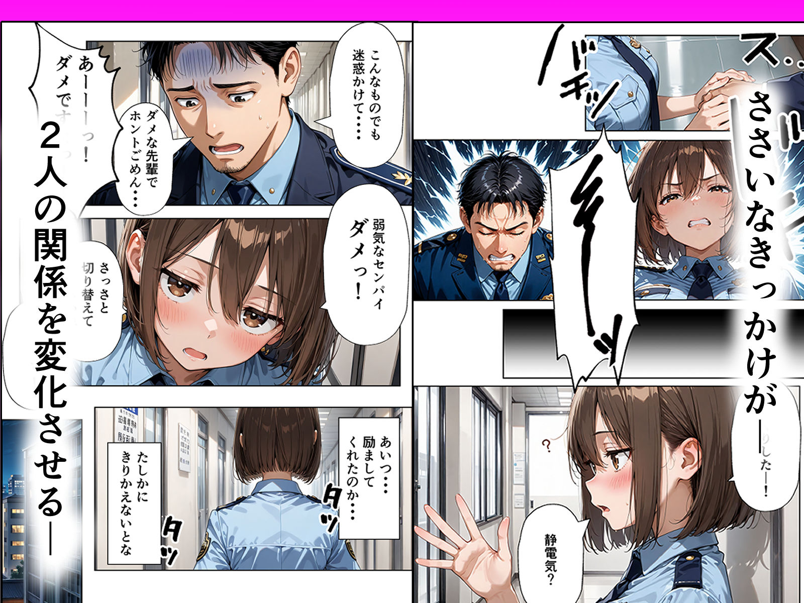 婦警憑依  後輩婦警に憑依したら事件が解決しそうな件  CaseI  相良ひなた編 サンプル3ページ目