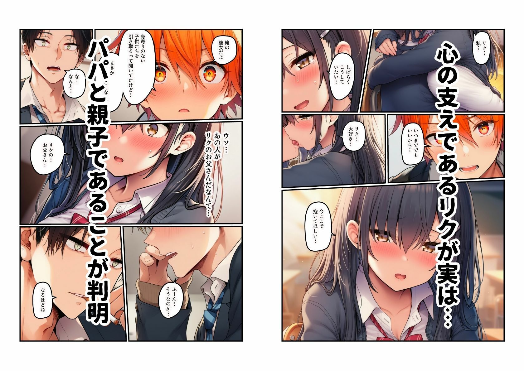 【生活困窮JKが姉妹丼】パパ活相手は彼のパパ サンプル9ページ目