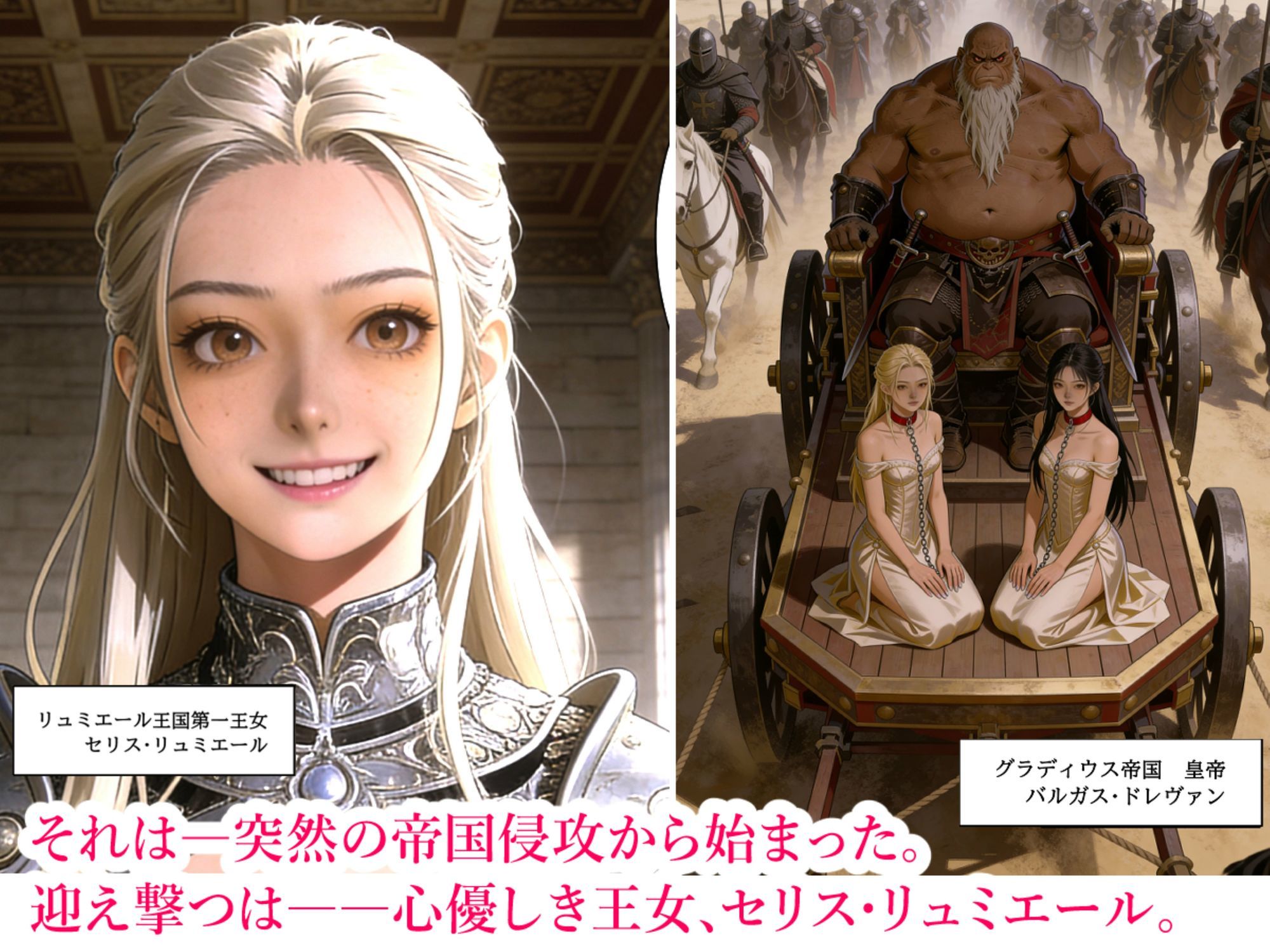 3戦姫、堕ちる サンプル1ページ目