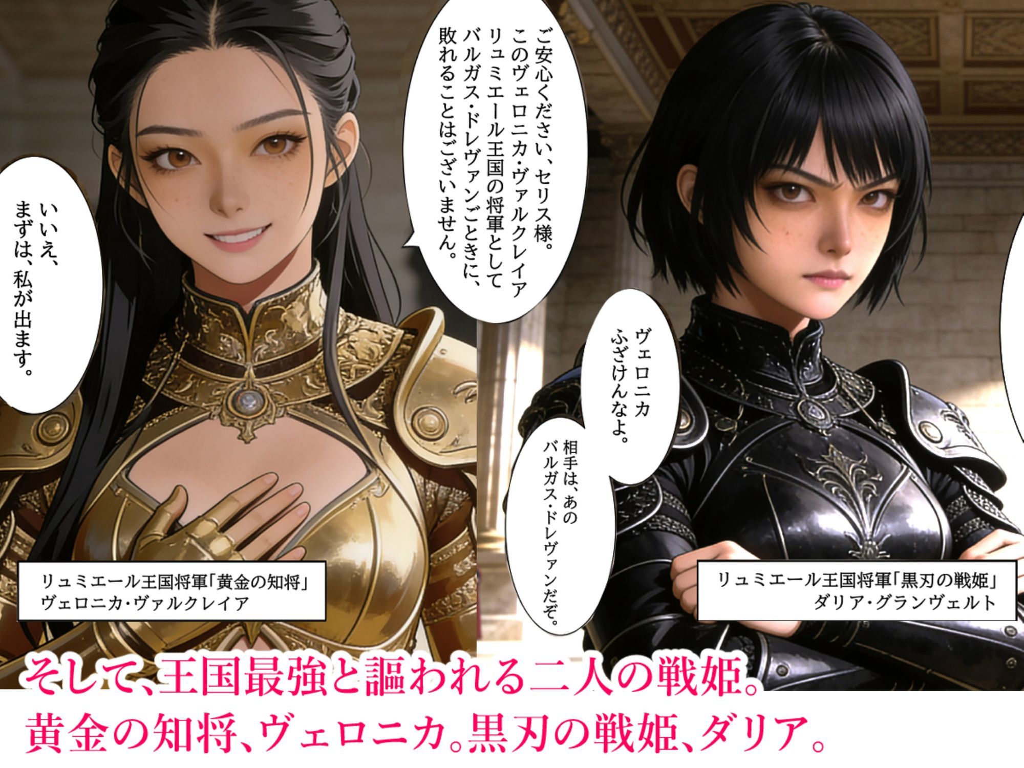3戦姫、堕ちる サンプル2ページ目