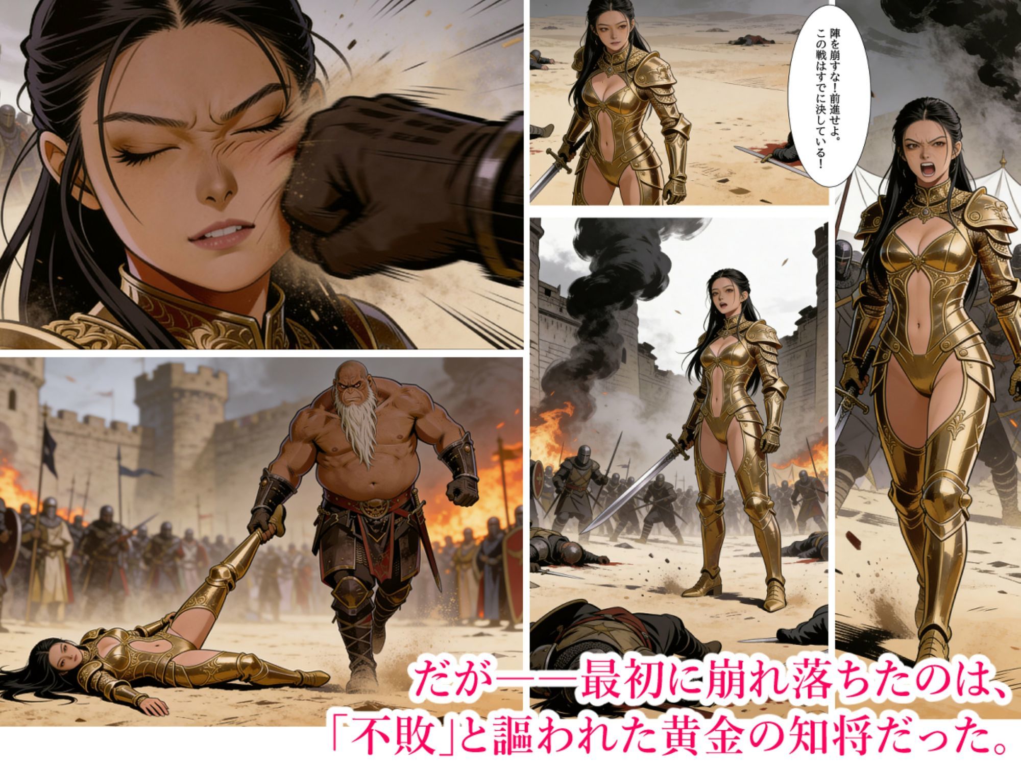 3戦姫、堕ちる サンプル3ページ目