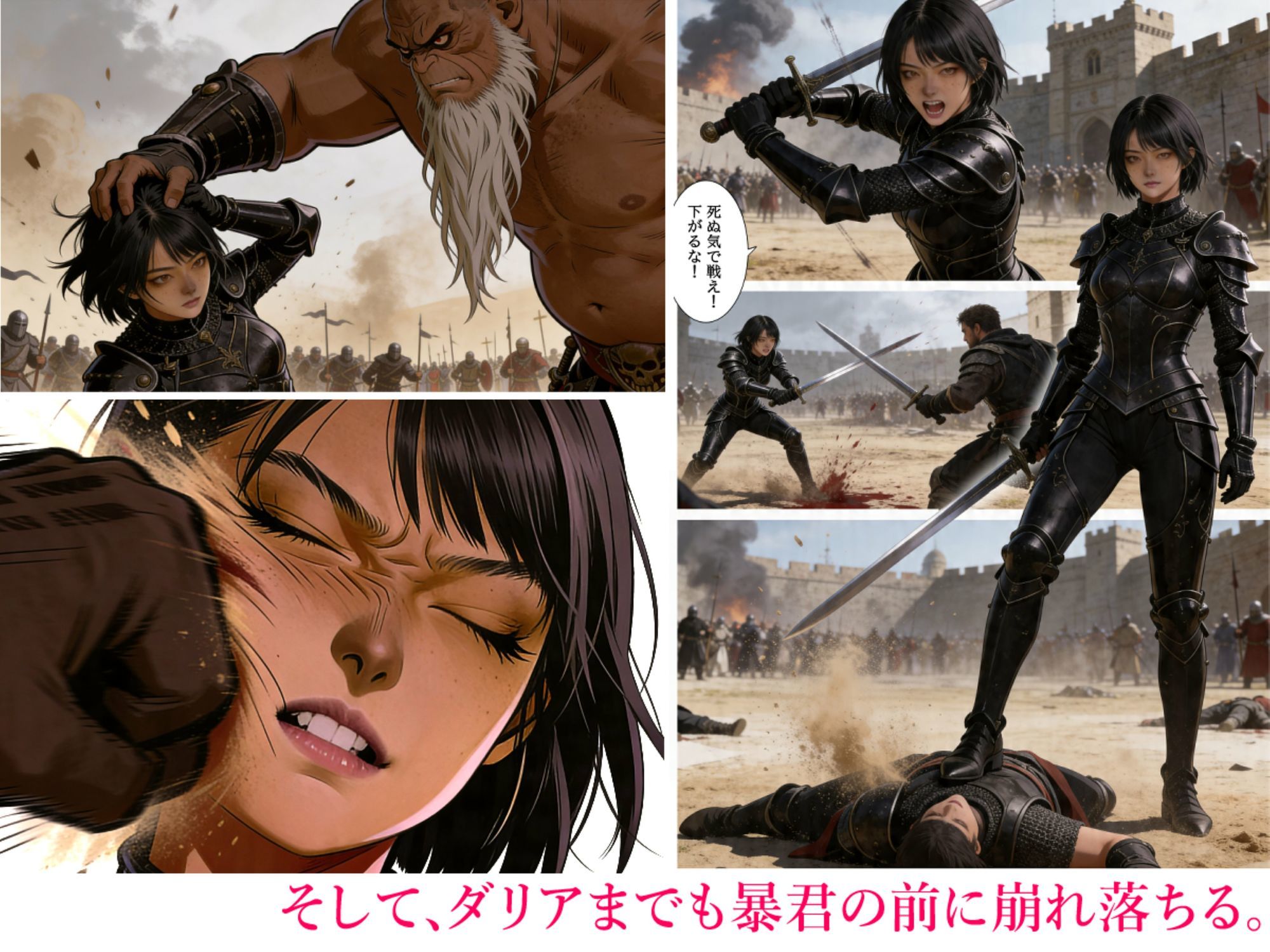 3戦姫、堕ちる サンプル5ページ目