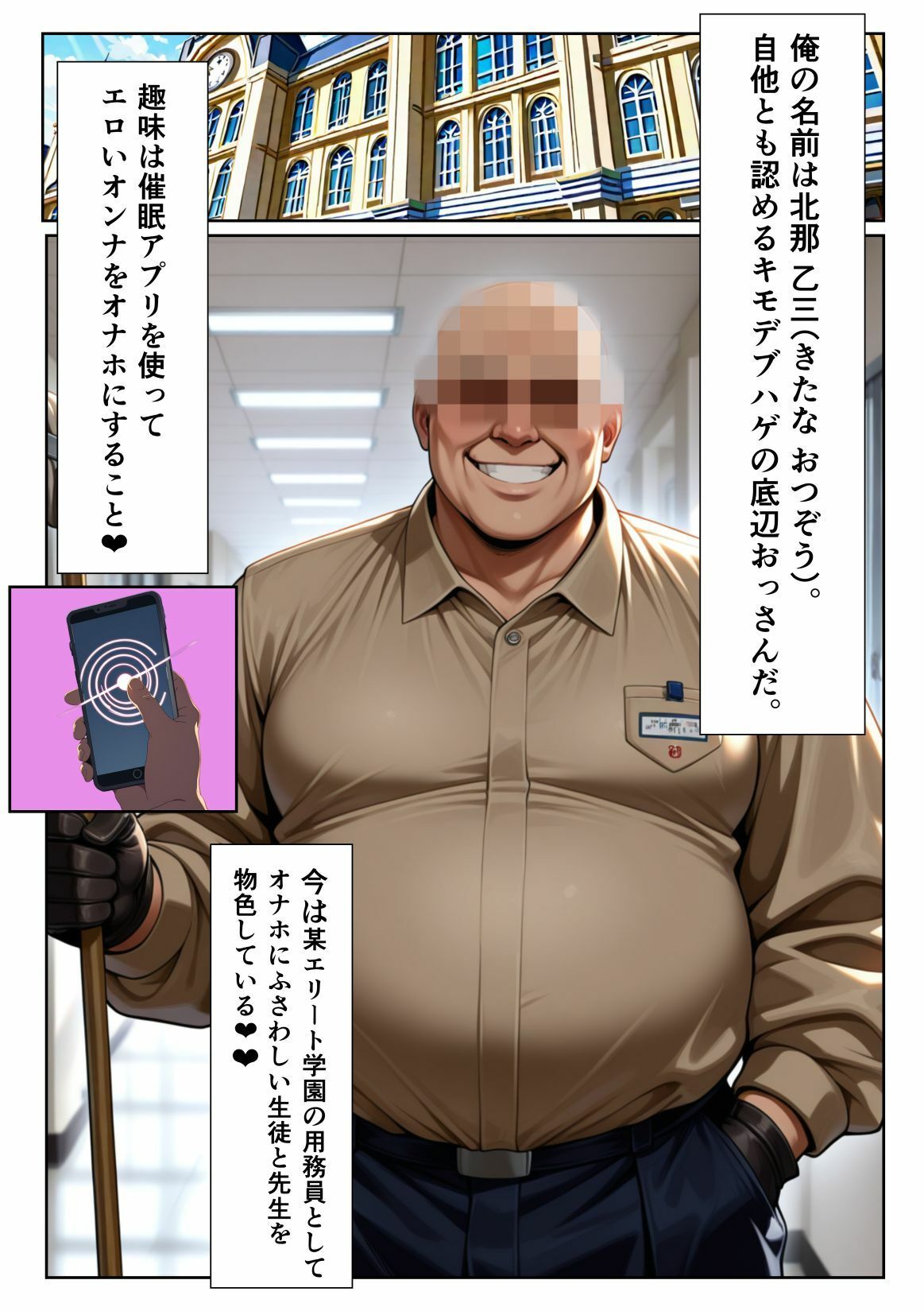 極上エロボディ先生を催●アプリで常識改変して自分専用のオナホにする話〜鳳条クレア先生編〜 サンプル1ページ目