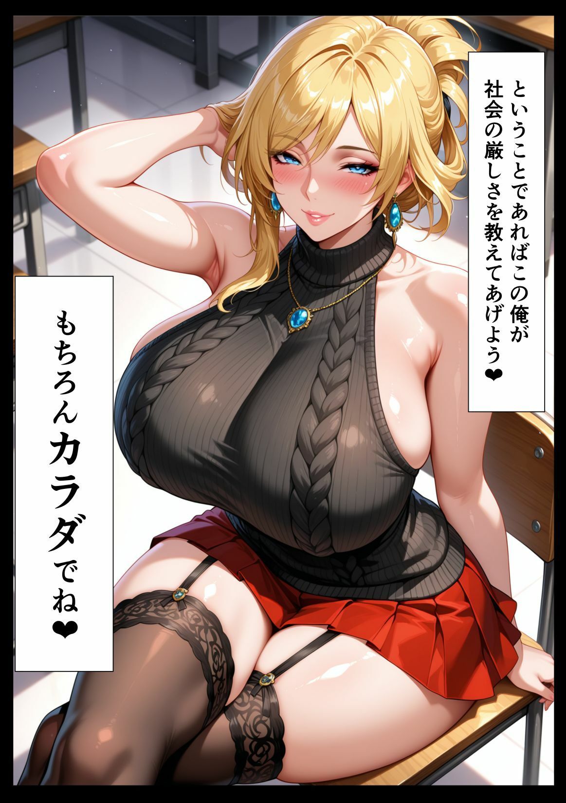 極上エロボディ先生を催●アプリで常識改変して自分専用のオナホにする話〜鳳条クレア先生編〜 サンプル6ページ目