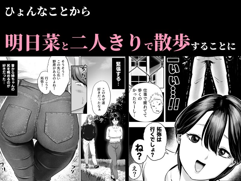 片思いの従姉のケツにチンポブチこんだった サンプル2ページ目