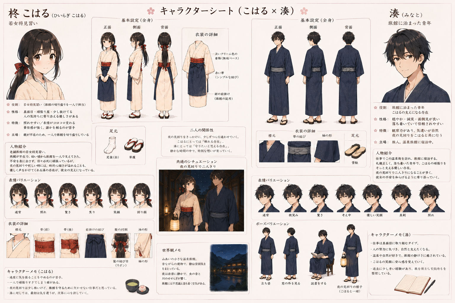 宿帳に、君の名前-夜の見回りは、君とふたりで。 サンプル10ページ目