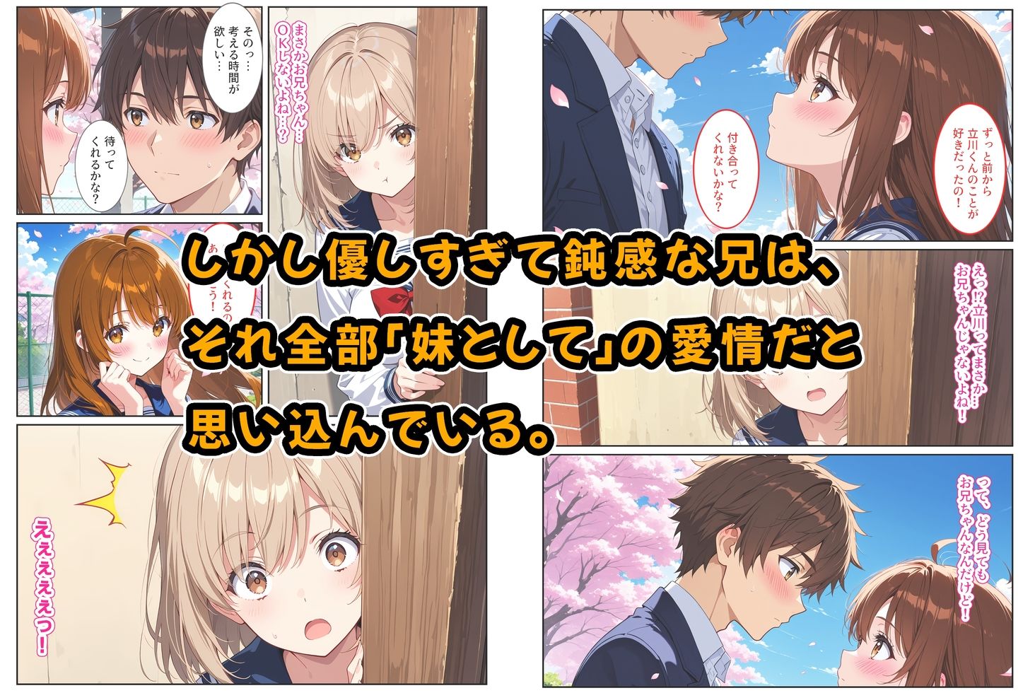 間違って媚薬を飲んで発情しちゃった爆乳妹が大好きな兄に中出しおねだりしてきた！ サンプル2ページ目