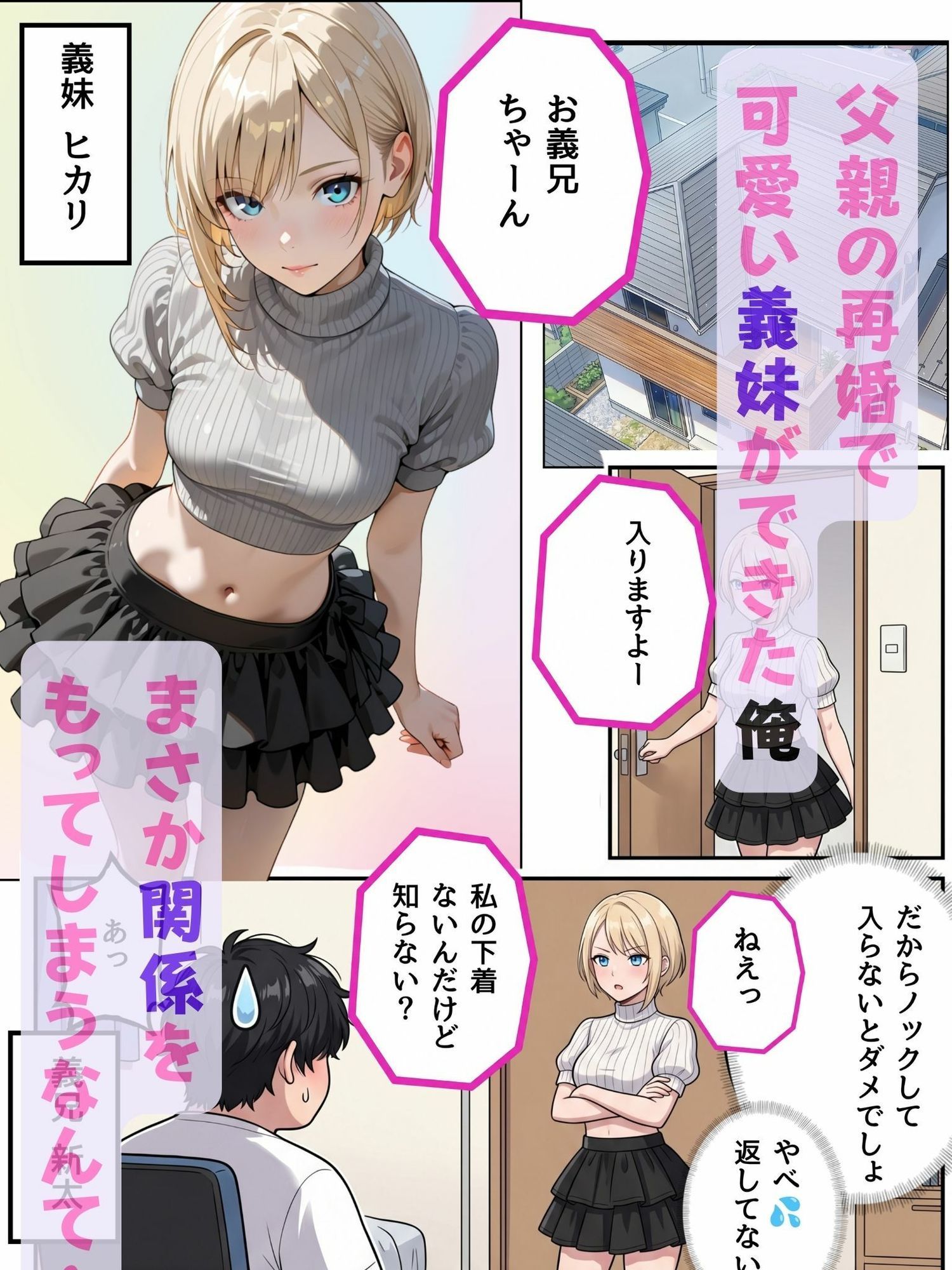 義妹のパンツでオナってたらエロい目にあった話 VOL.3 サンプル1ページ目