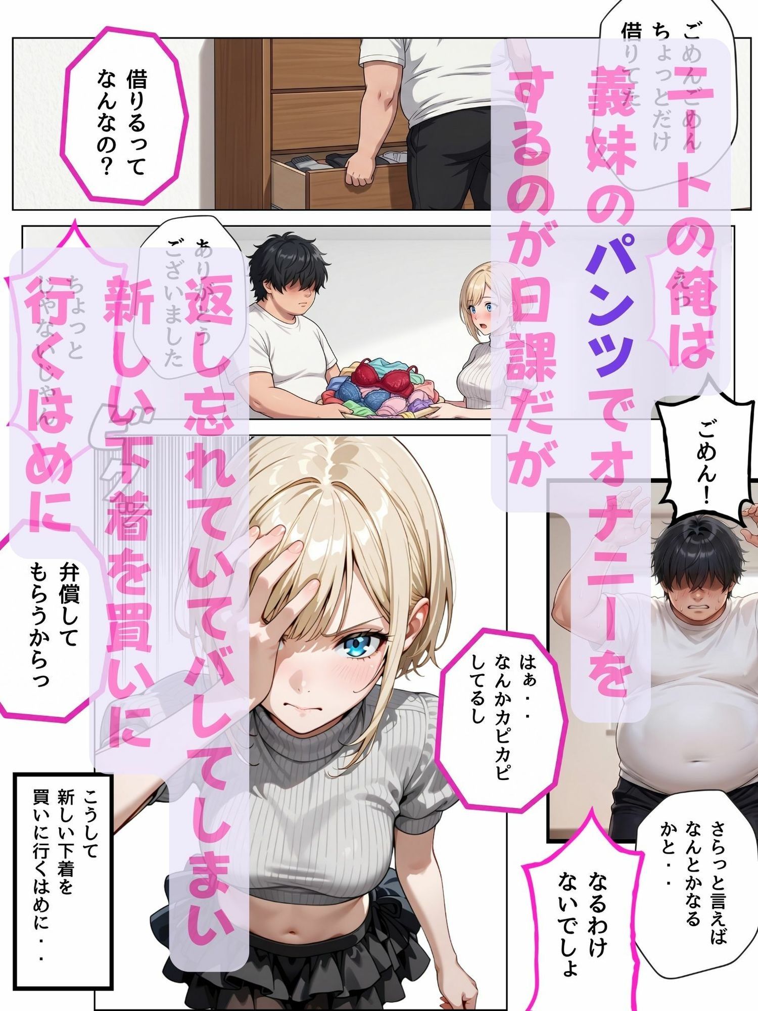 義妹のパンツでオナってたらエロい目にあった話 VOL.3 サンプル2ページ目