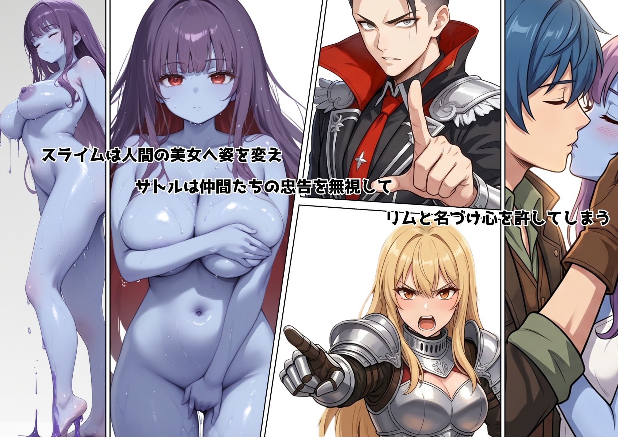 魔物転換！！愛情もセックスも全て罠  スライムに身体を乗っ取られる サンプル2ページ目