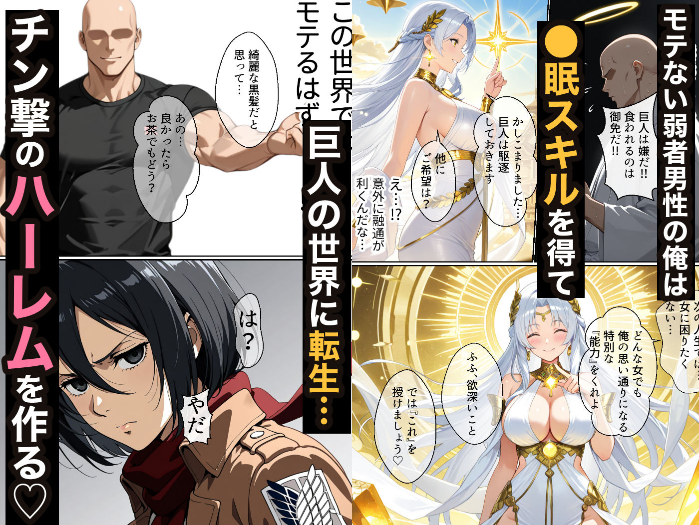 転生した俺は催○洗脳でチン撃のラブラブ完全服従ハーレムを築く 1〜俺の命令は絶対の酒池肉林〜 サンプル1ページ目