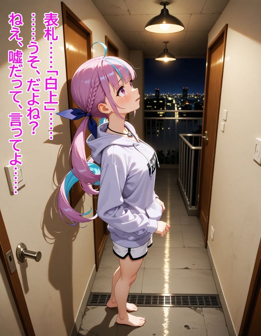 ヤンデレ彼女湊あ〇あ5 IF・白上END サンプル6ページ目