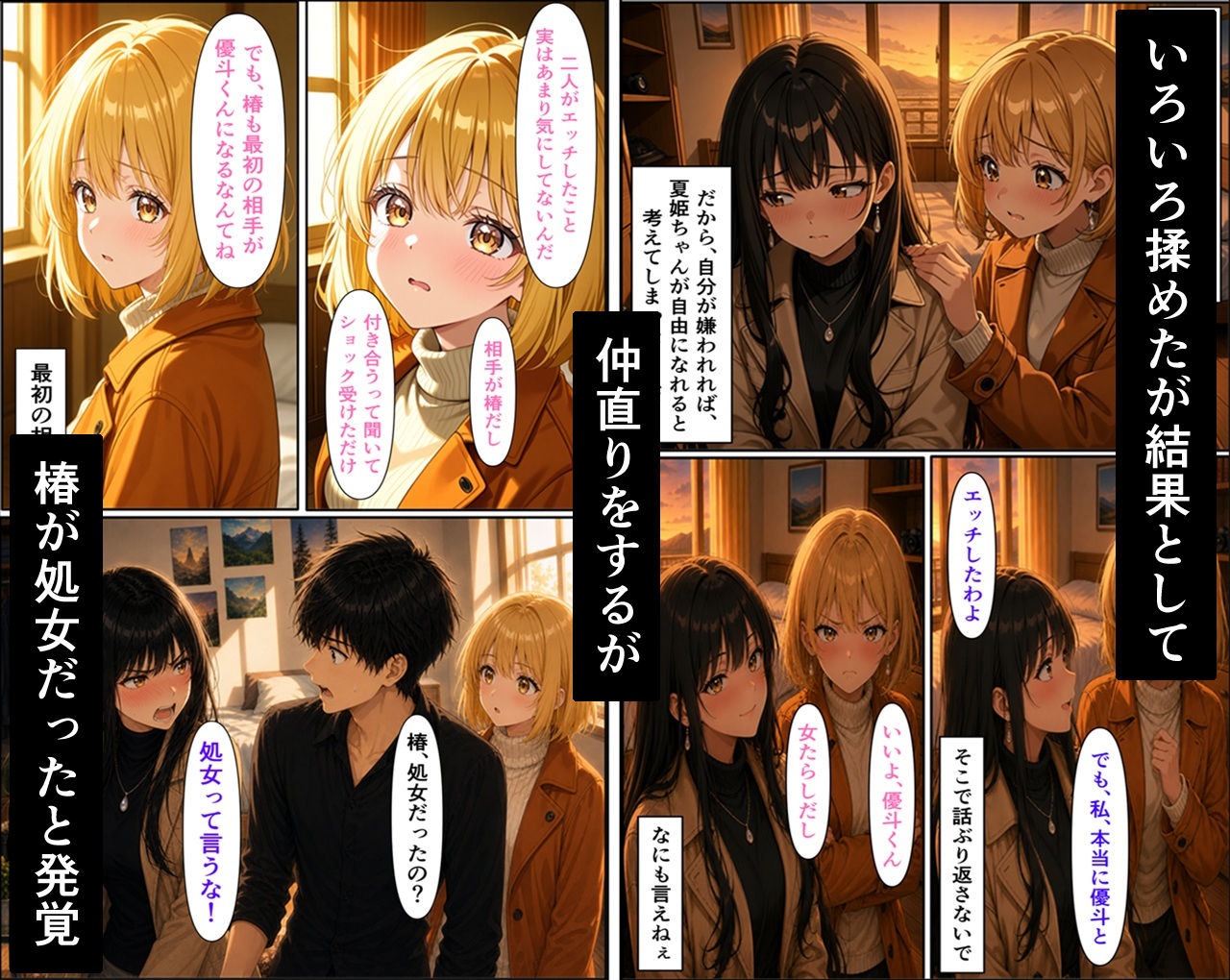 無防備すぎる同級生に、理性が追いつかなかった話 第12話「親友の想い」 サンプル2ページ目