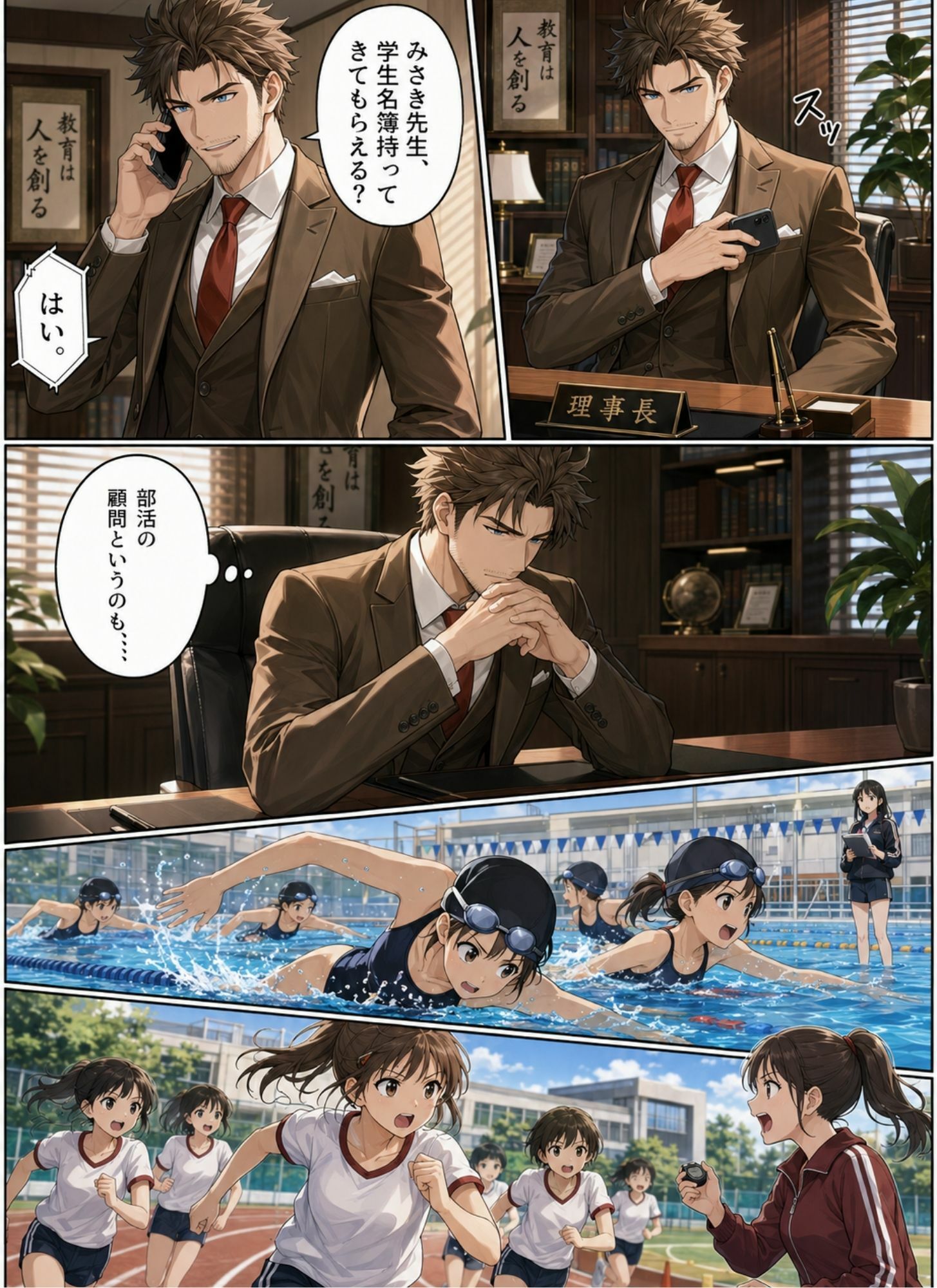 ときめきハーレム学園へようこそ4 サンプル2ページ目