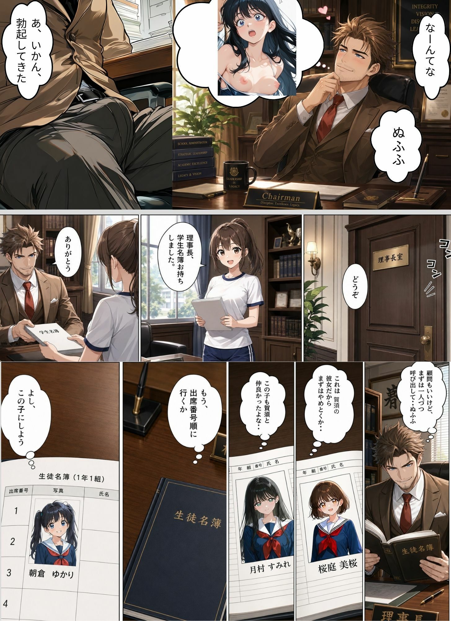 ときめきハーレム学園へようこそ4 サンプル4ページ目