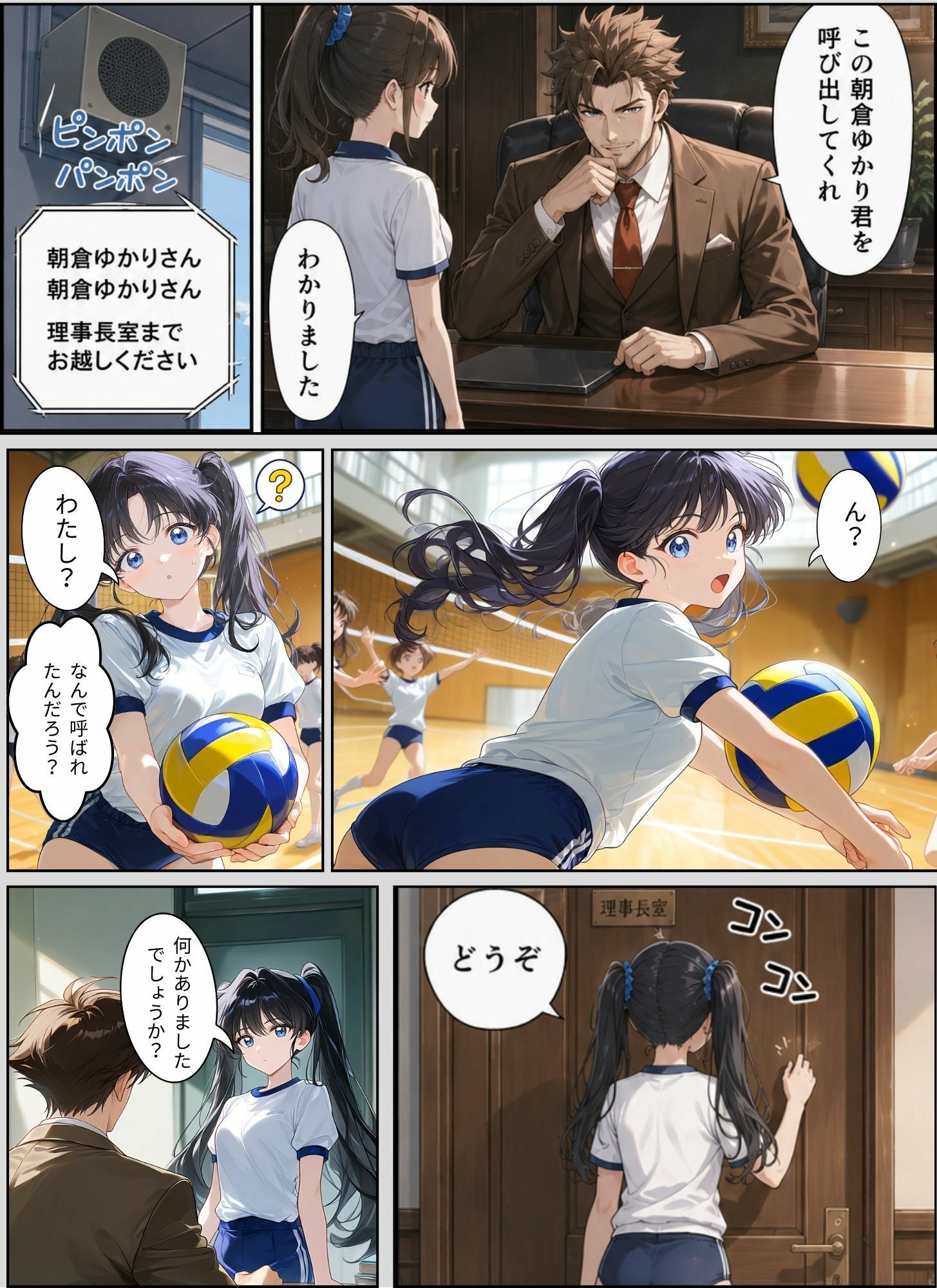 ときめきハーレム学園へようこそ4 サンプル5ページ目