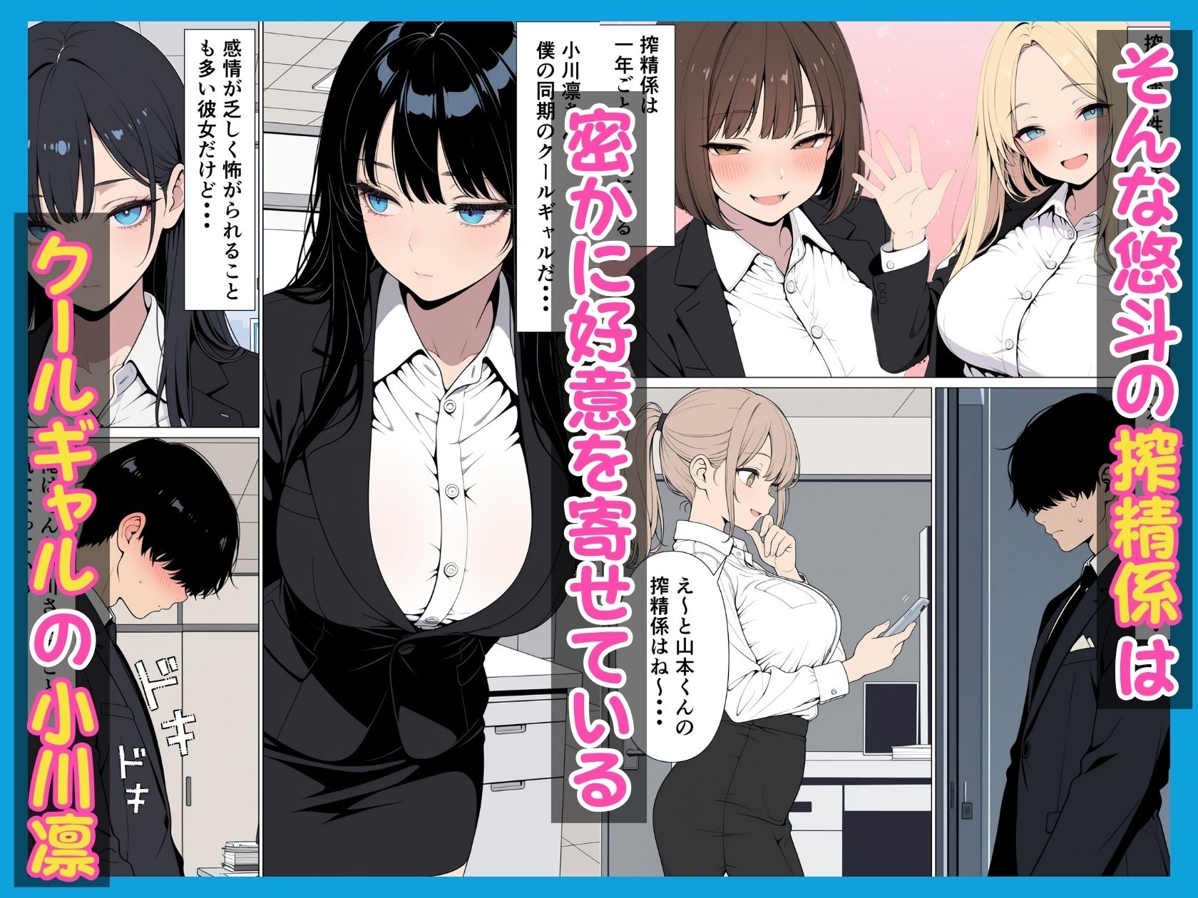 性処理係のクールギャルに媚薬を盛って潮だくあまあまセックス サンプル2ページ目