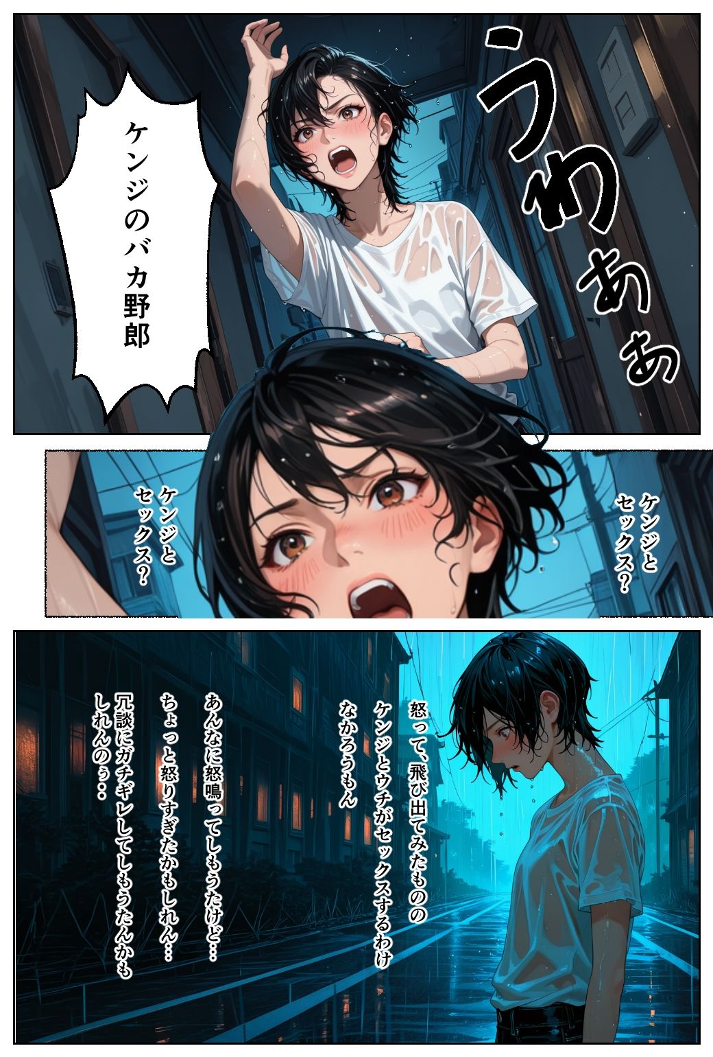 男の娘かおるのけんじと初あなるの巻 サンプル4ページ目