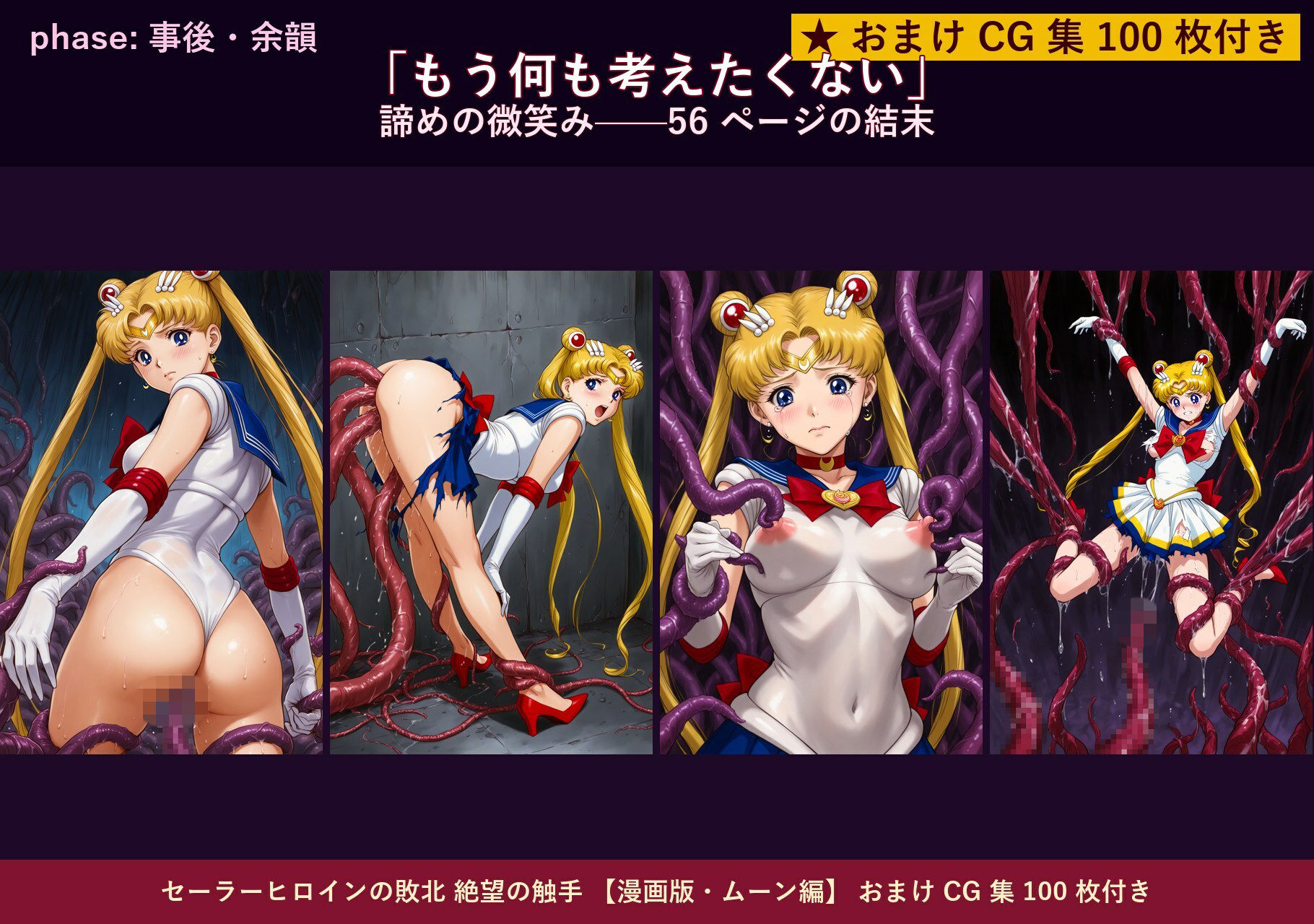 セーラーヒロインの敗北  絶望の触手  月のプリンセス編 サンプル10ページ目