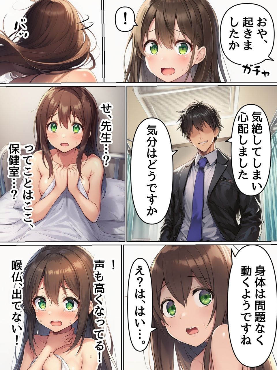 TS病で女体化しちゃった男子が治療の為セックスするハメになった話 サンプル3ページ目