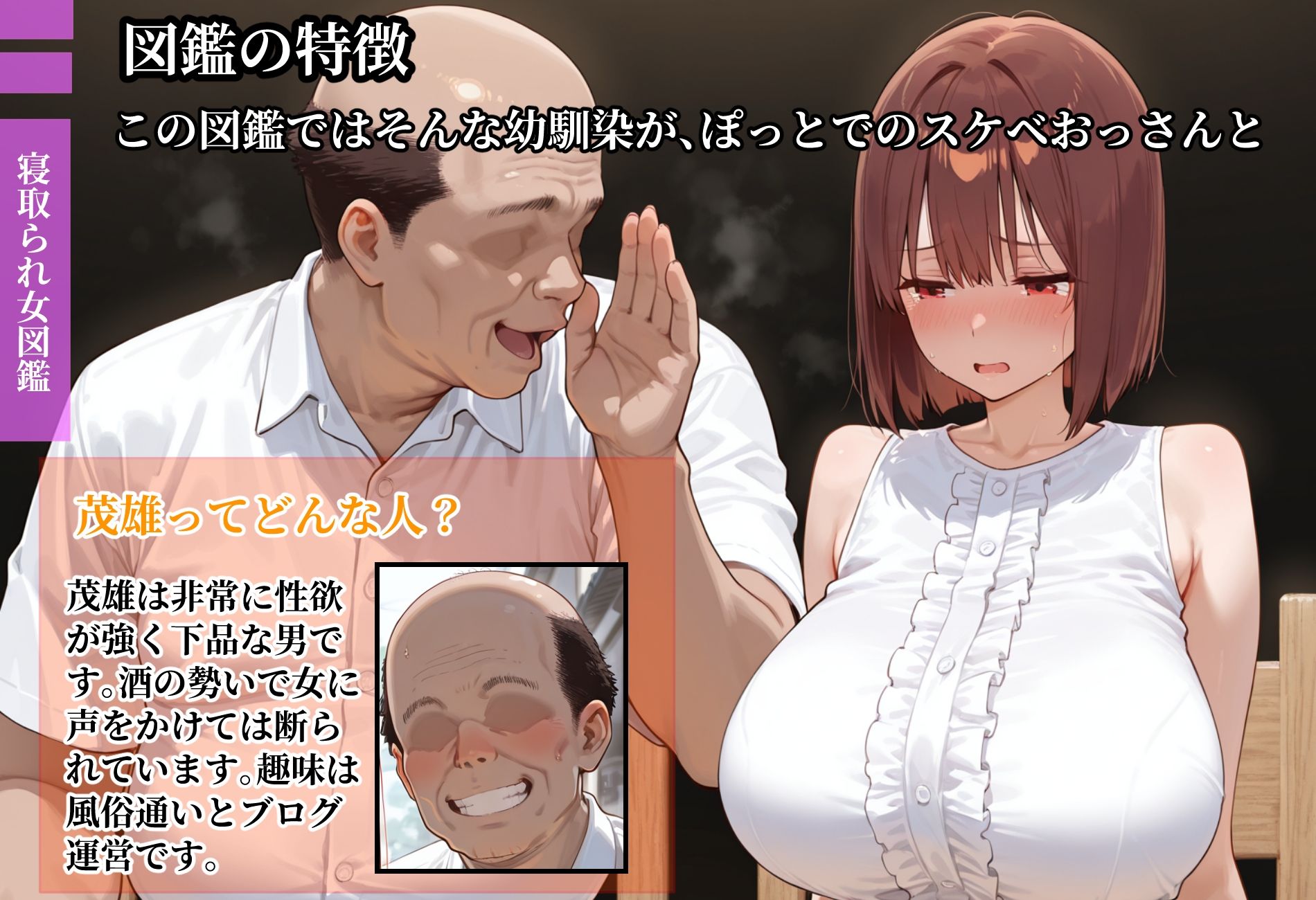 寝取られ女図鑑  楓 サンプル3ページ目