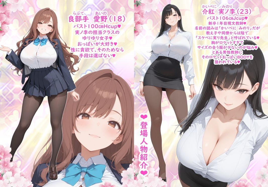 狙われたロケットおっぱい女教師！おぢアタックに悶絶するJカップBODY サンプル2ページ目