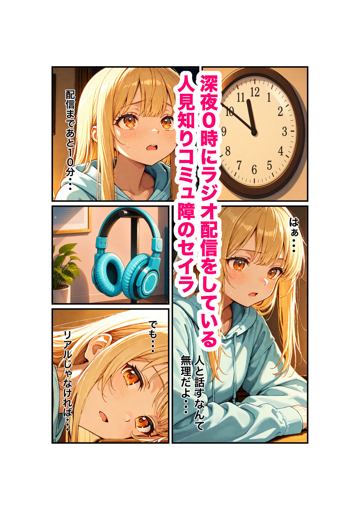 『セイラの深夜ラジオ〜君の彼女はセイラ〜』リスナーの妄想、お読みします サンプル1ページ目