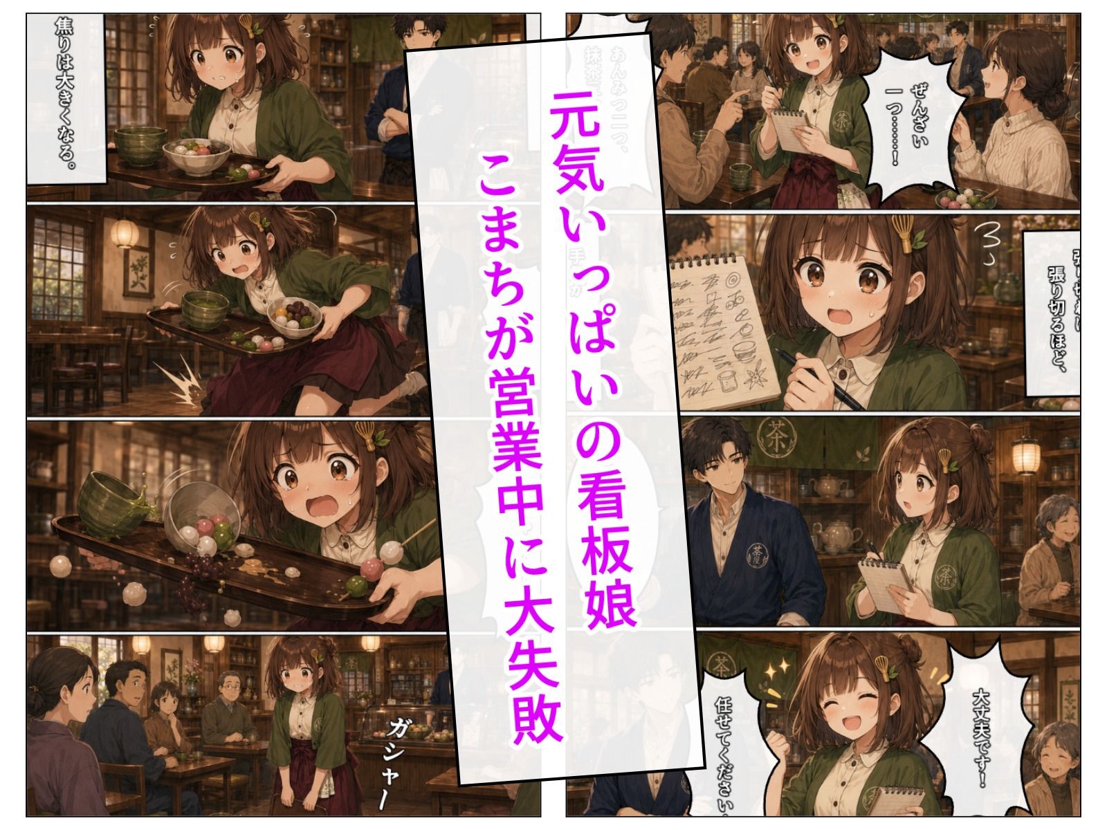 茶々原こまちの甘くない一日 サンプル2ページ目