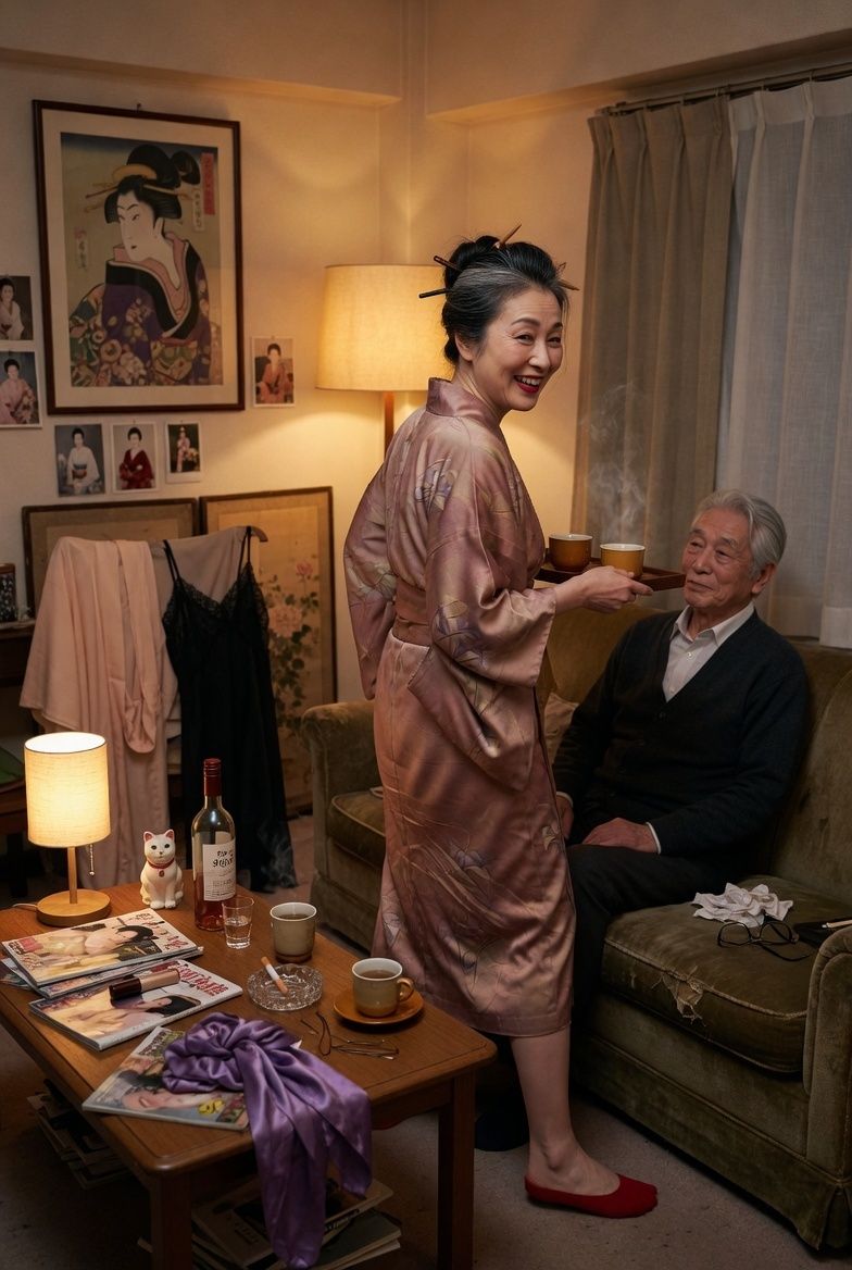妙子（タエコ）と弘（ヒロム） 11 ー75歳タエコの熟れた欲情ー 〜六十路ヒロムと濃厚に交わる一夜〜 サンプル9ページ目