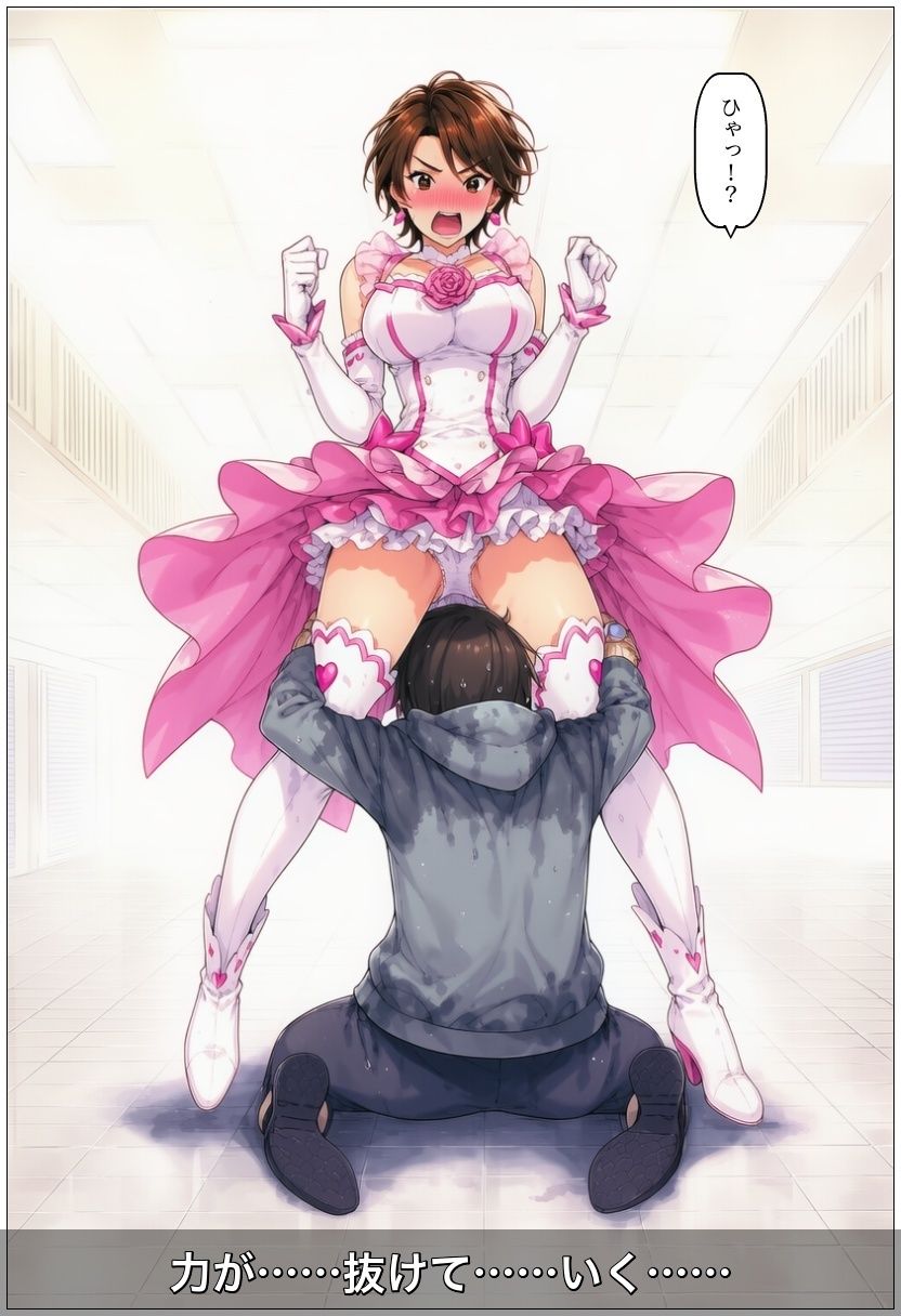 魔法人妻ミラクルカレン 〜後任が見つからないので人妻になっても魔法少女続けてます〜 サンプル3ページ目