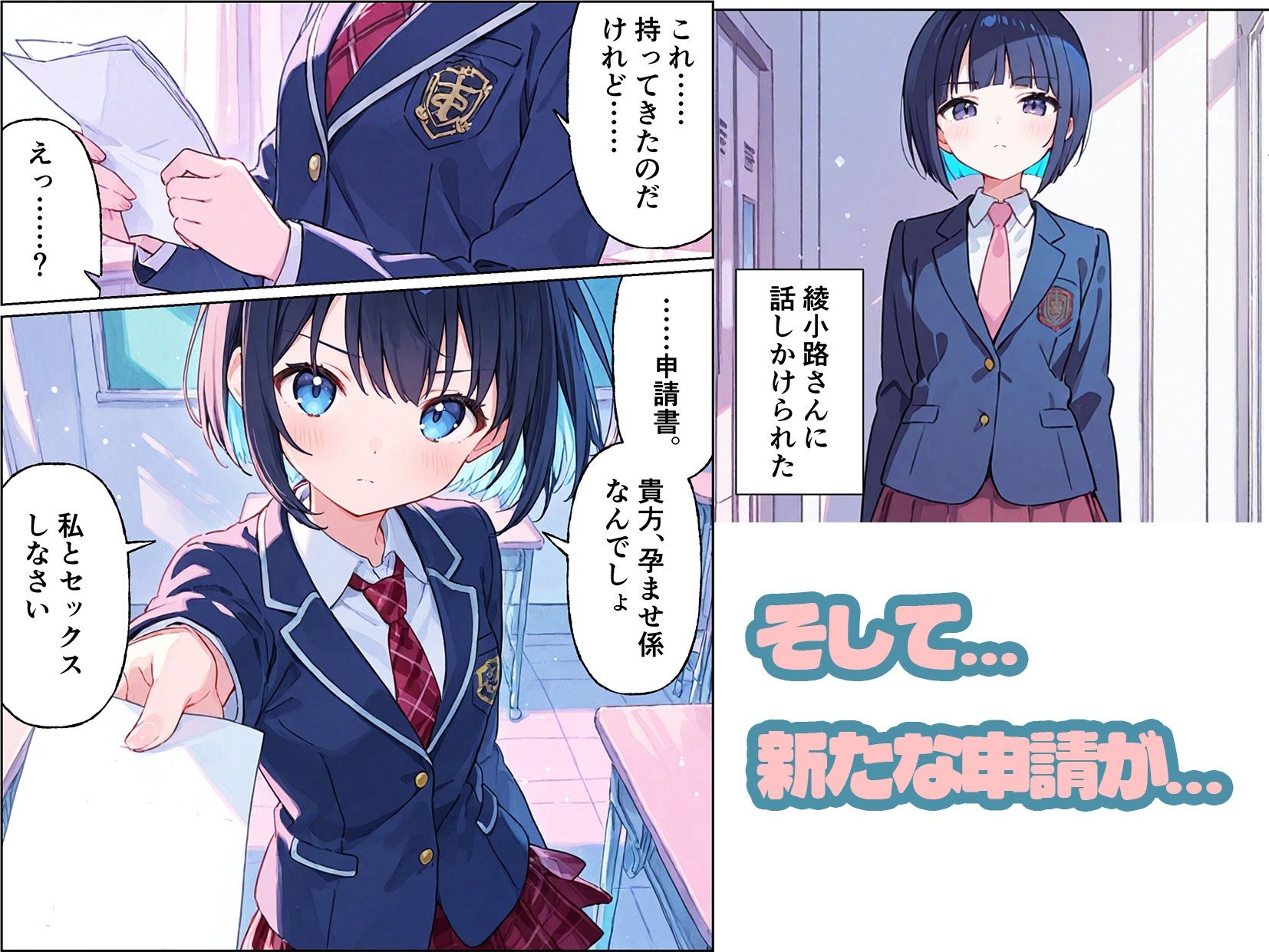 孕ませ係は僕一人！？  学園の処女たちと合法種付け放題！ サンプル4ページ目