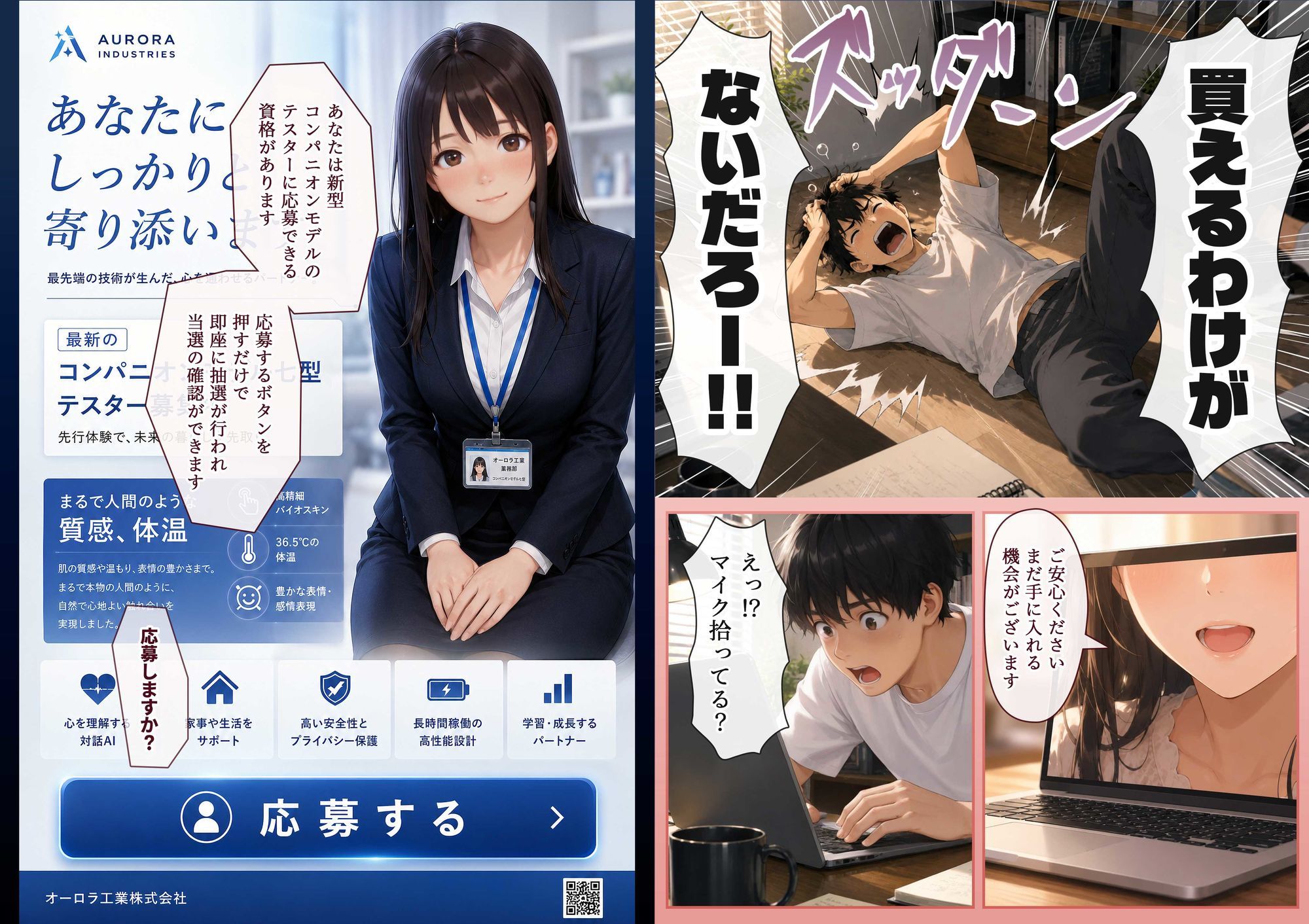 お値段100億円！セクサロイドのはじめて サンプル3ページ目