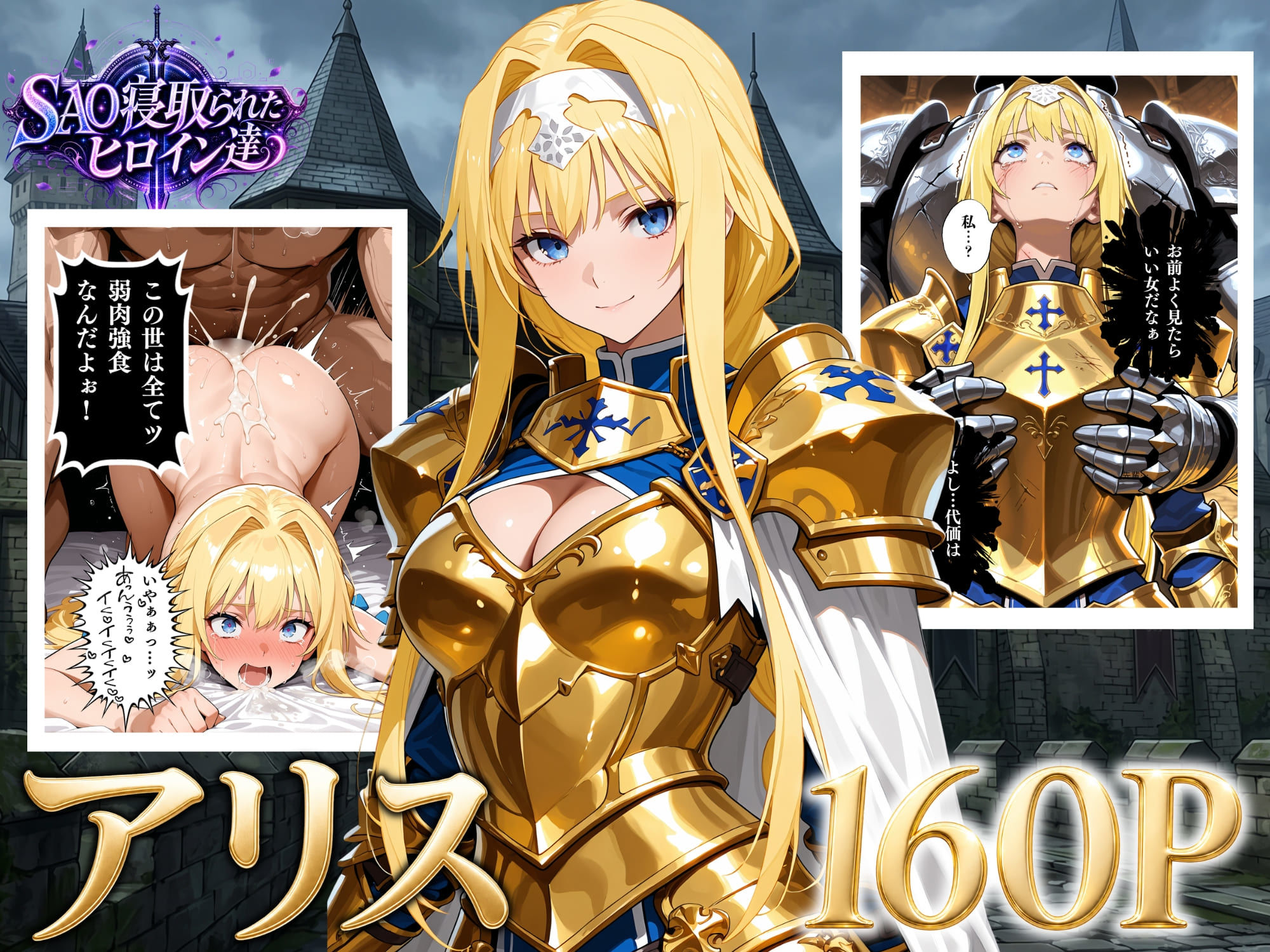 【総集編】SAO寝取られたヒロイン達 サンプル6ページ目