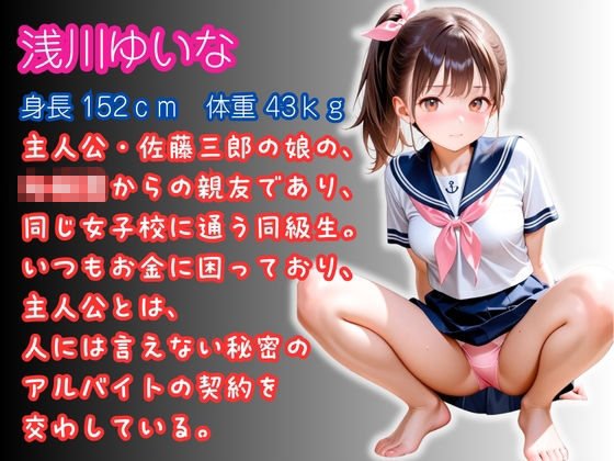 【500枚】妻を亡くして10年ご無沙汰だったおじさんが娘の同級生と子作りセックスしまくった話【女子校生】 サンプル1ページ目