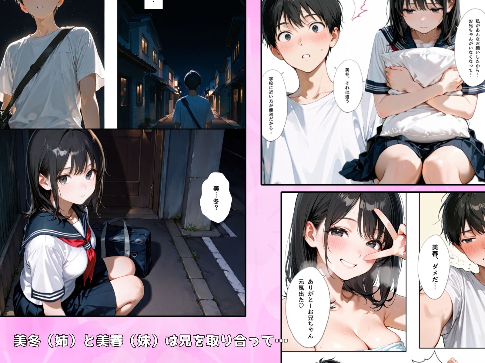 双子の妹が兄離れしてくれない サンプル4ページ目