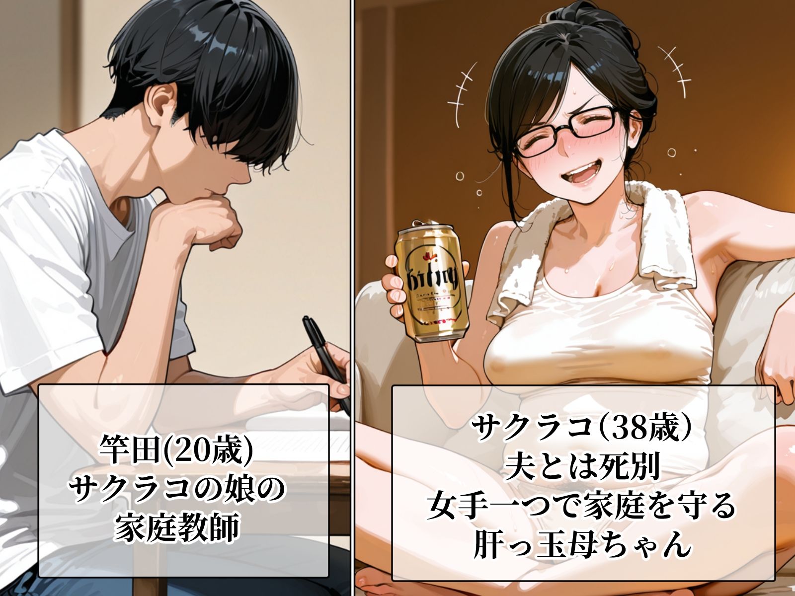 肝っ玉母ちゃん  女に戻る サンプル1ページ目