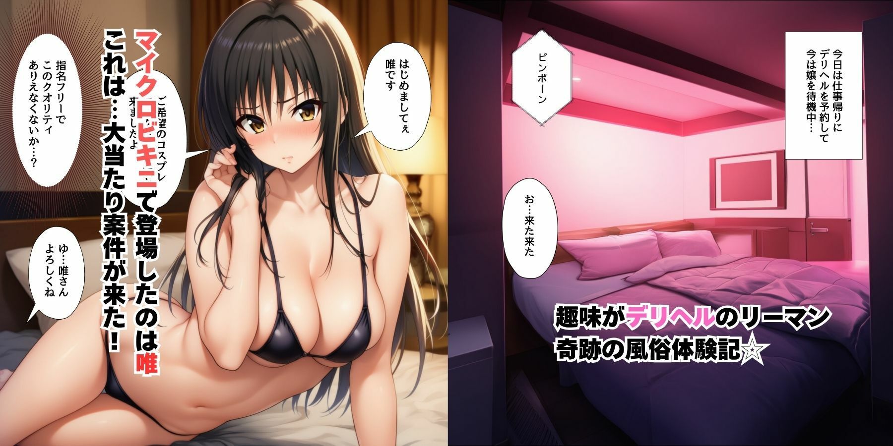 とら〇る女子がはたらくコスプレ専門風俗店 サンプル1ページ目