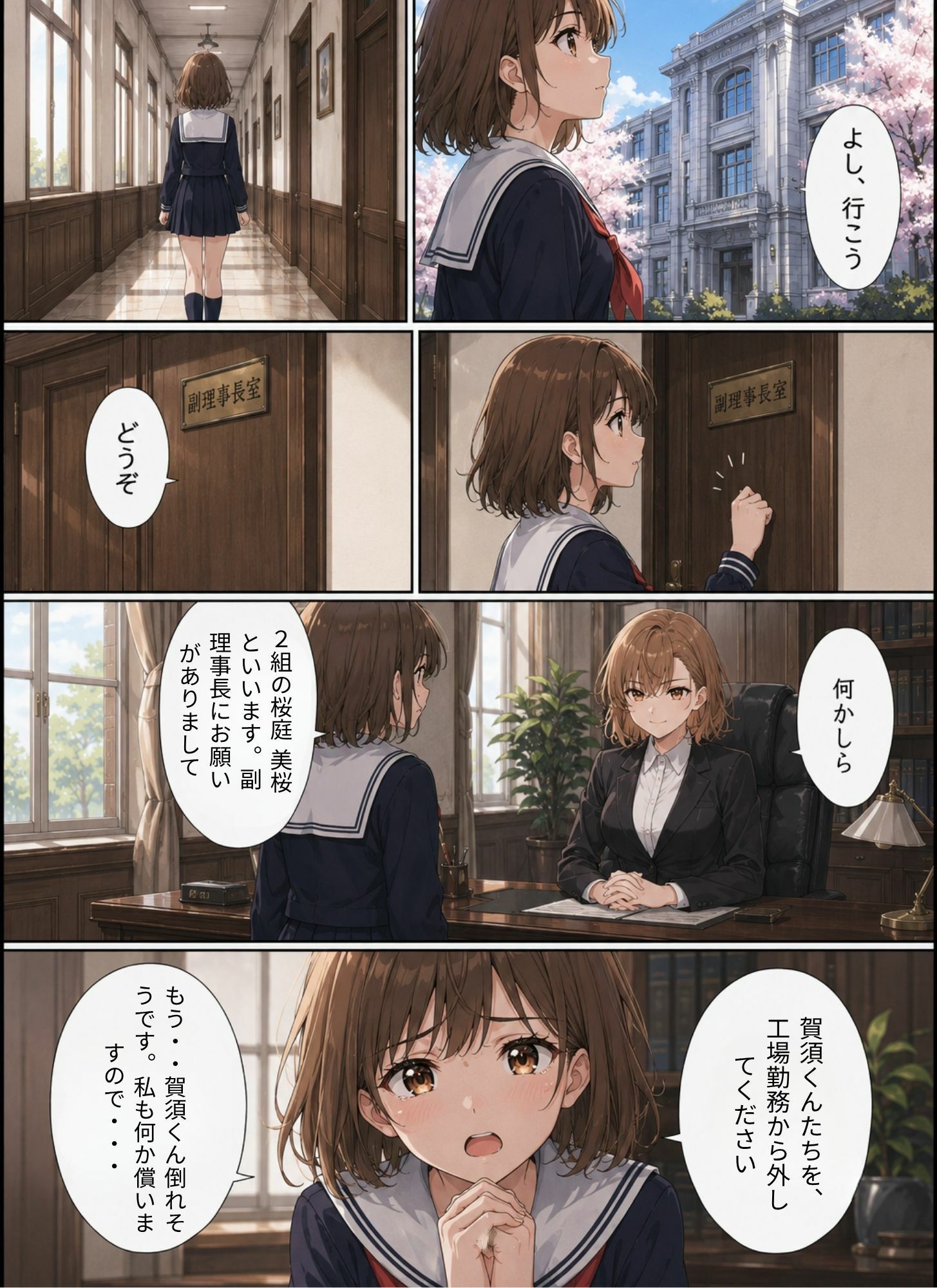 ときめきハーレム学園へようこそ5 サンプル1ページ目