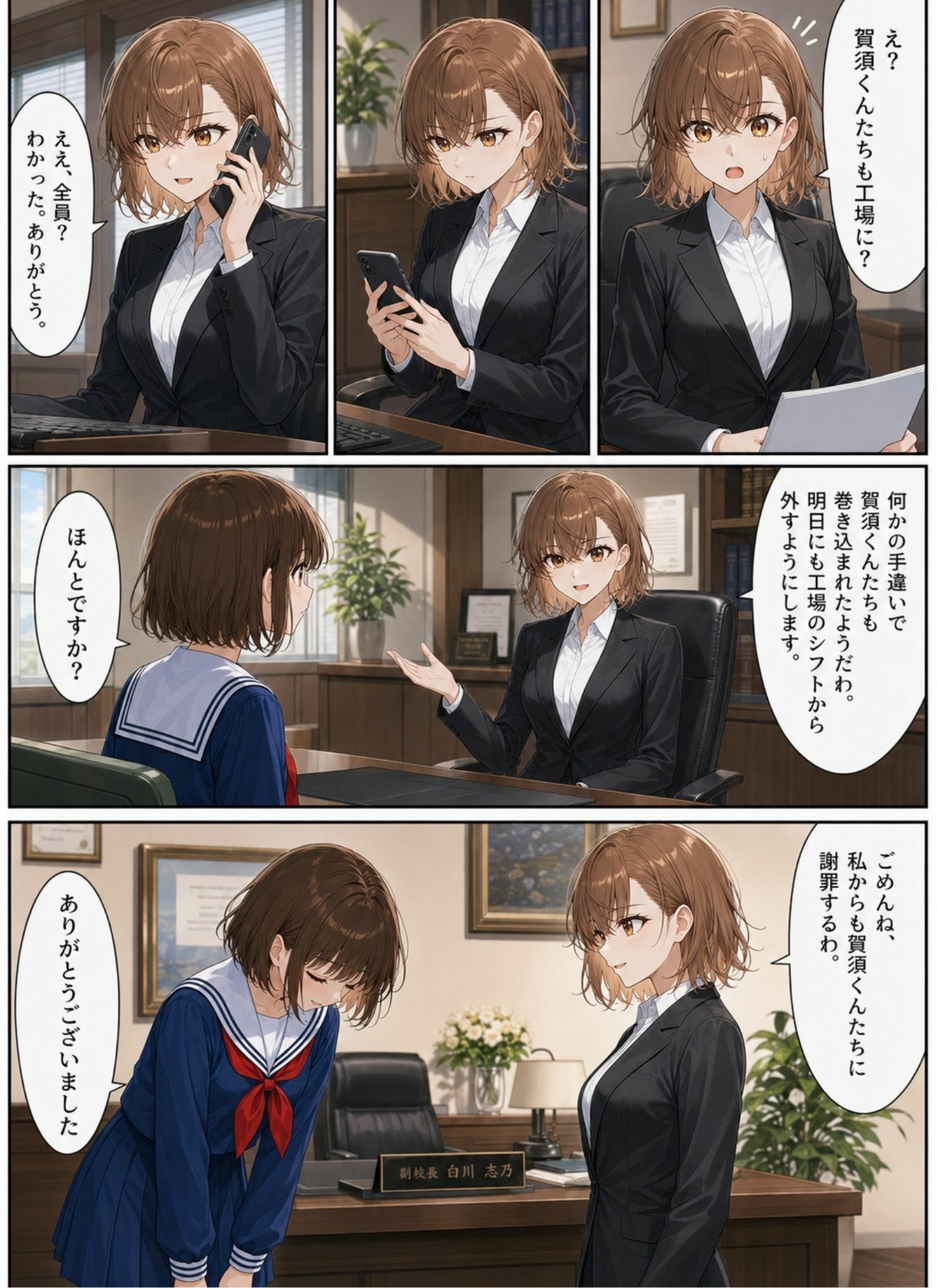 ときめきハーレム学園へようこそ5 サンプル2ページ目
