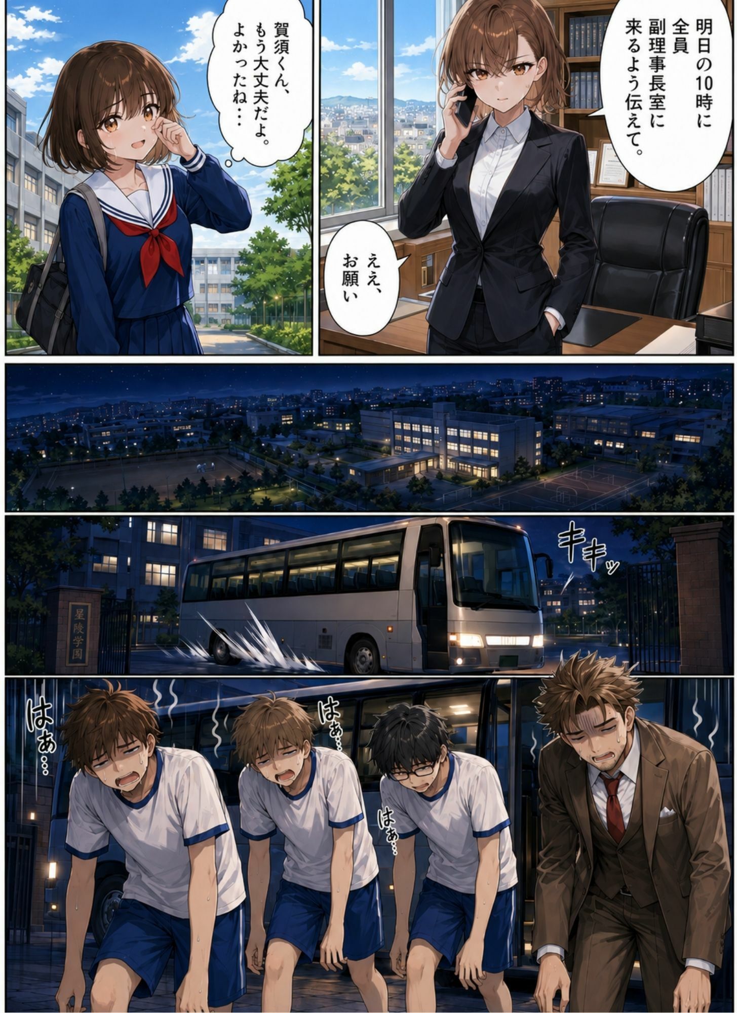 ときめきハーレム学園へようこそ5 サンプル3ページ目