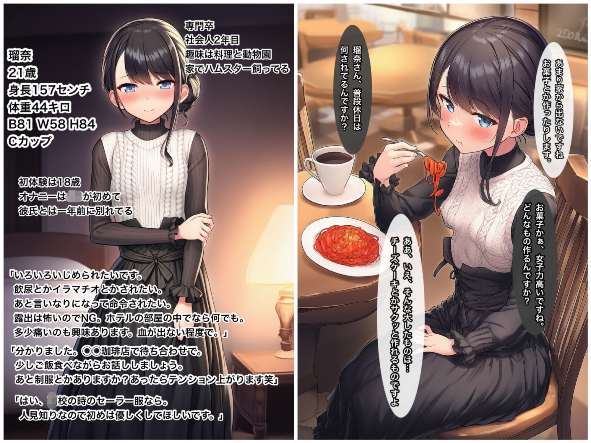ドMな女2 責められたすぎる清楚系ガール サンプル2ページ目