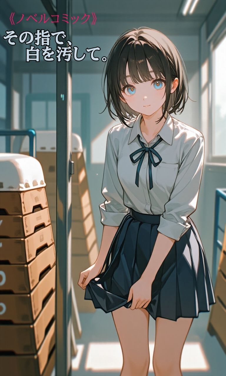 その指で、白を汚して。 サンプル1ページ目