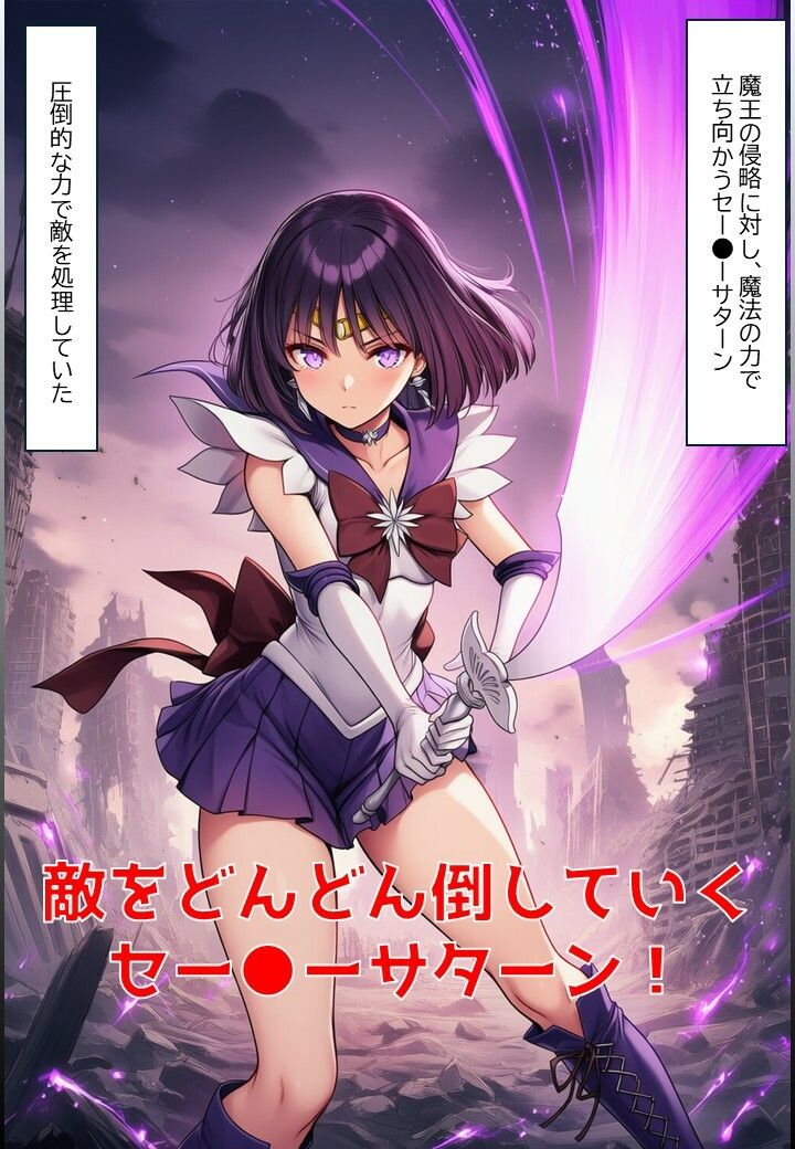 土星戦士の悪堕ち〜セー●ーサターンの受難〜 サンプル1ページ目