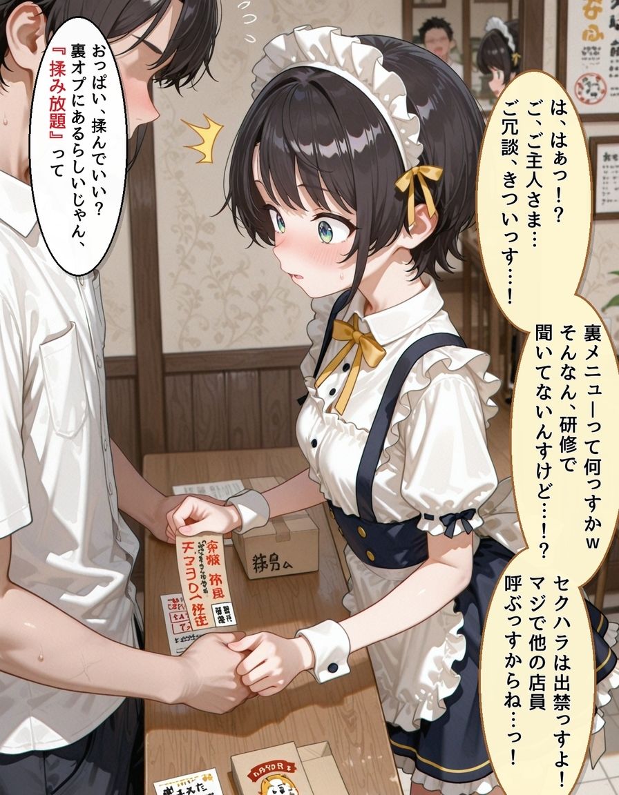 裏オプ新人メイド 大〇スバル サンプル1ページ目