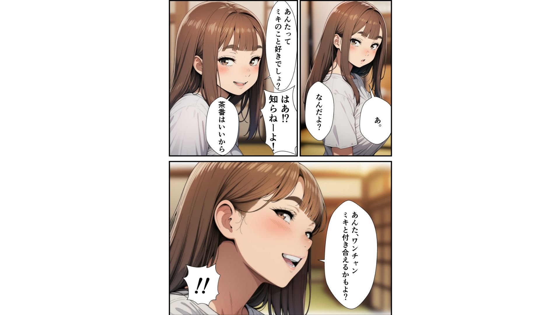 生意気なJKが弱みを握られSEXにもちこまれる話 サンプル1ページ目