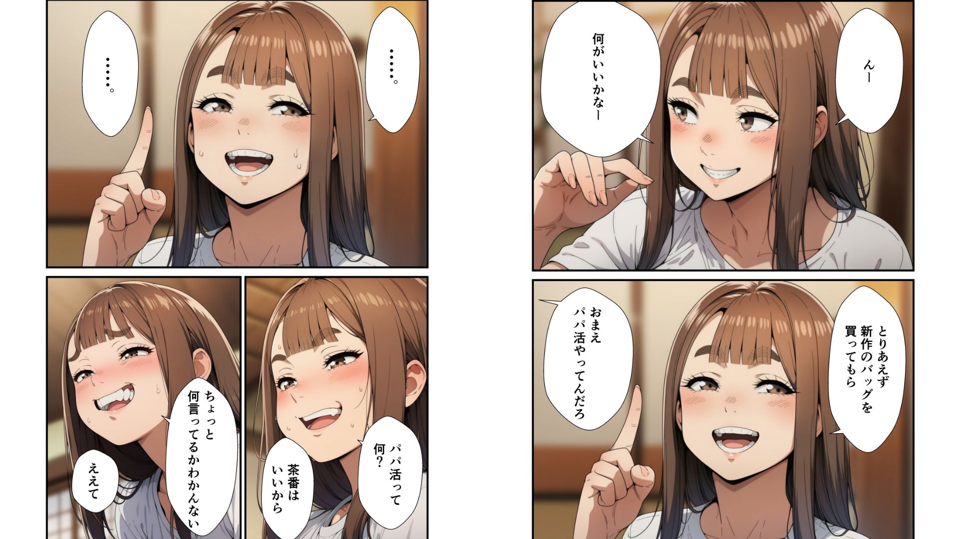生意気なJKが弱みを握られSEXにもちこまれる話 サンプル4ページ目