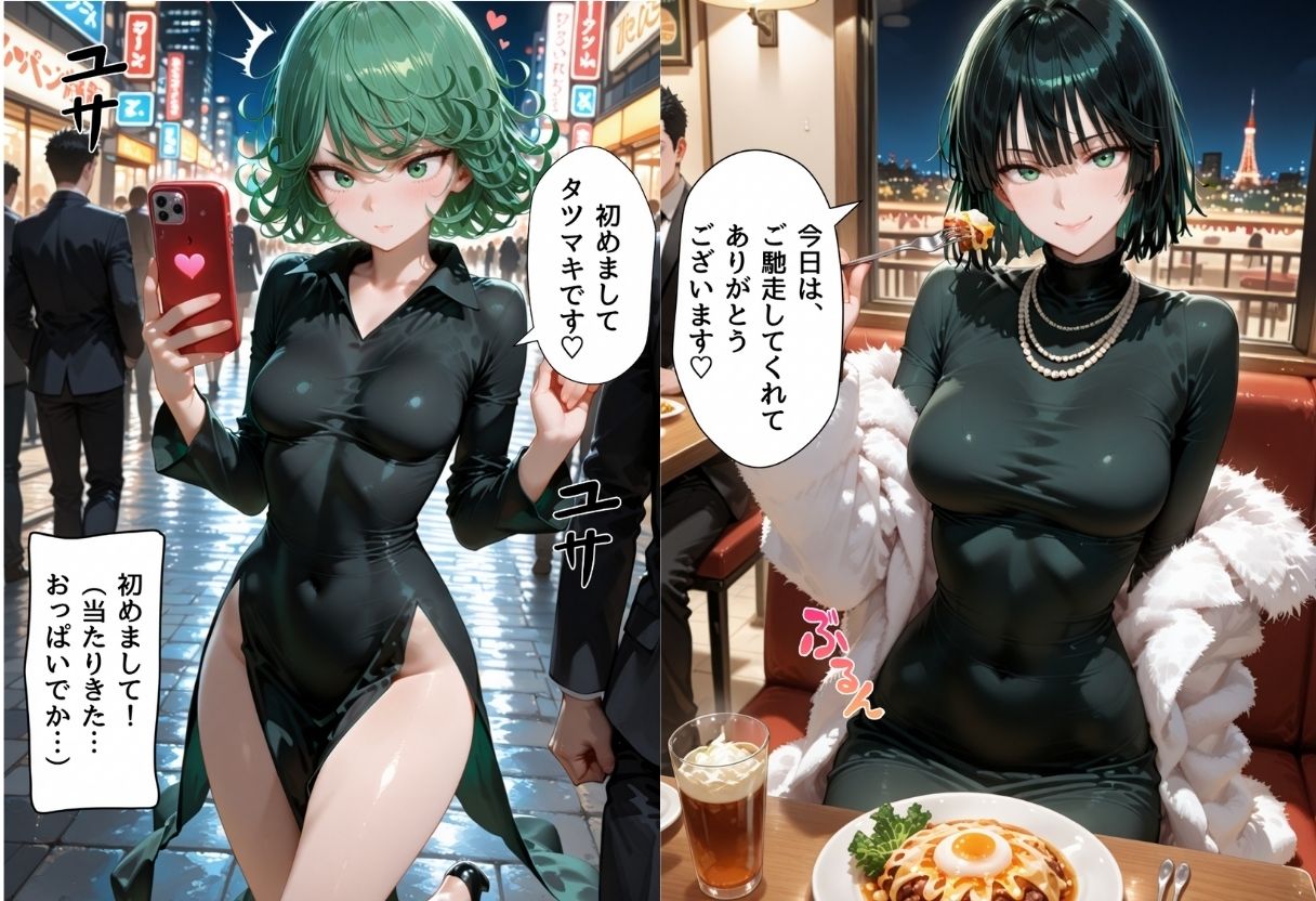 マッチングアプリで出会った美女をメス堕ちさせた話 ワ〇パンマン編 サンプル1ページ目