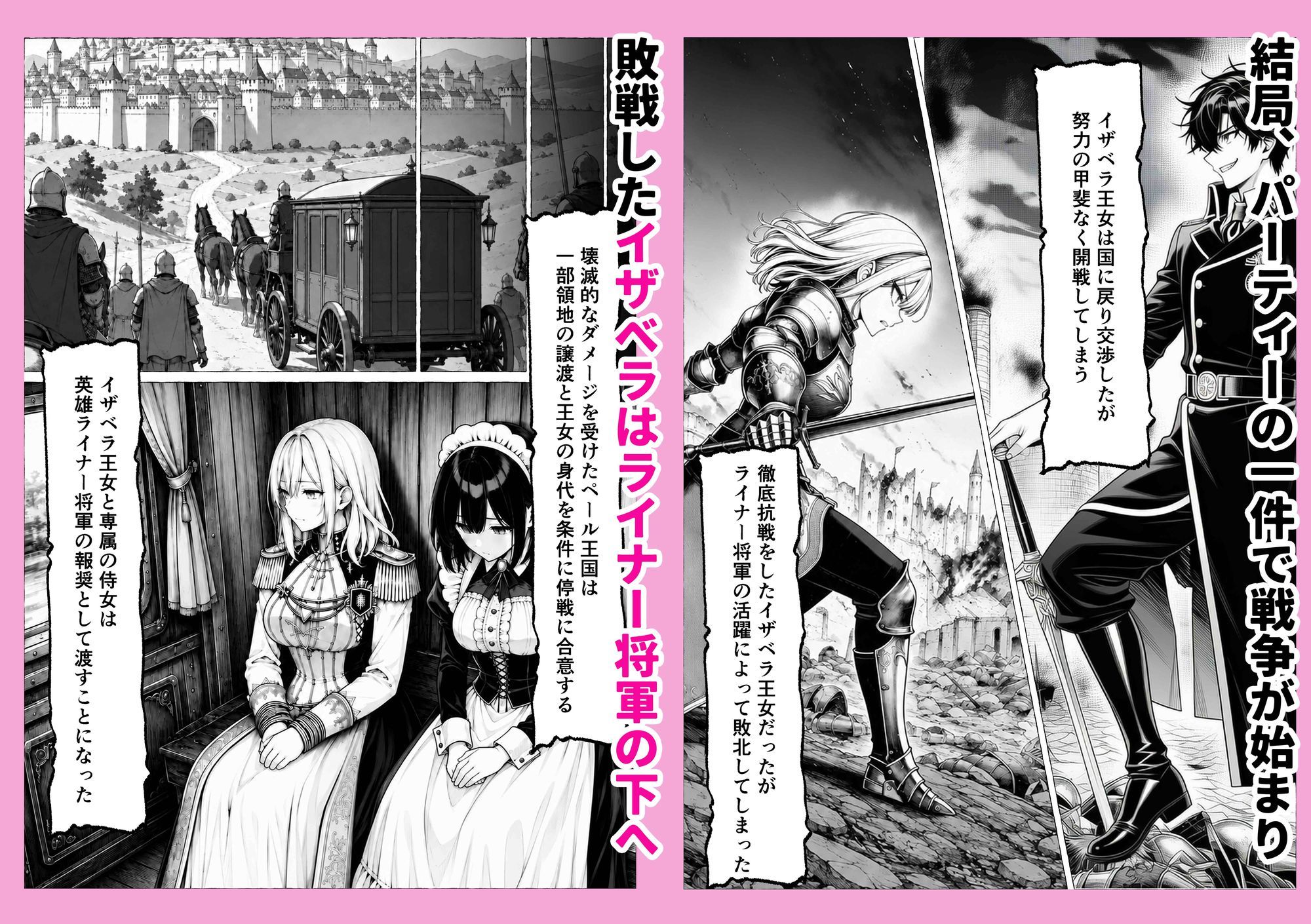 婚約者のいる敗戦国の王女が、信じた侍女に裏切られ気高い誇りごと男に堕とされるまで サンプル6ページ目