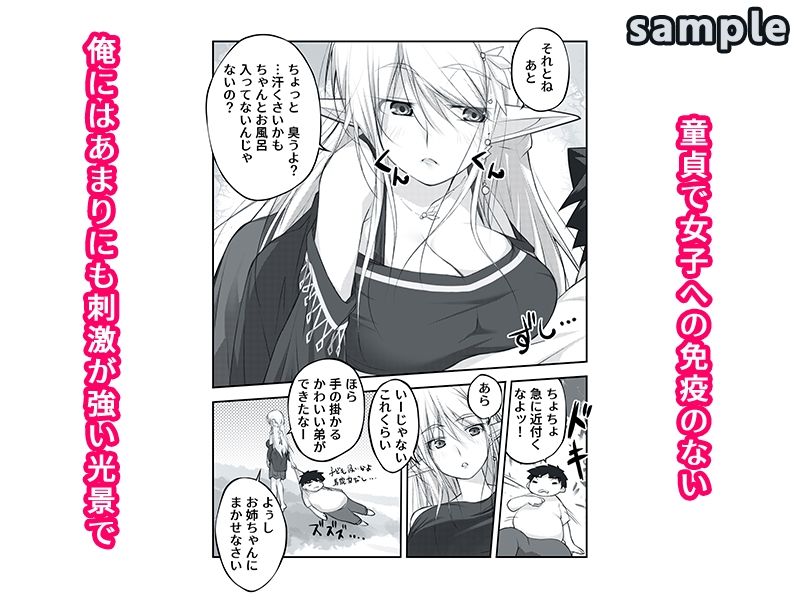 剥いてくれるエルフ姉が欲しかった サンプル2ページ目