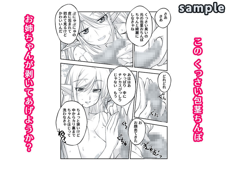 剥いてくれるエルフ姉が欲しかった サンプル3ページ目